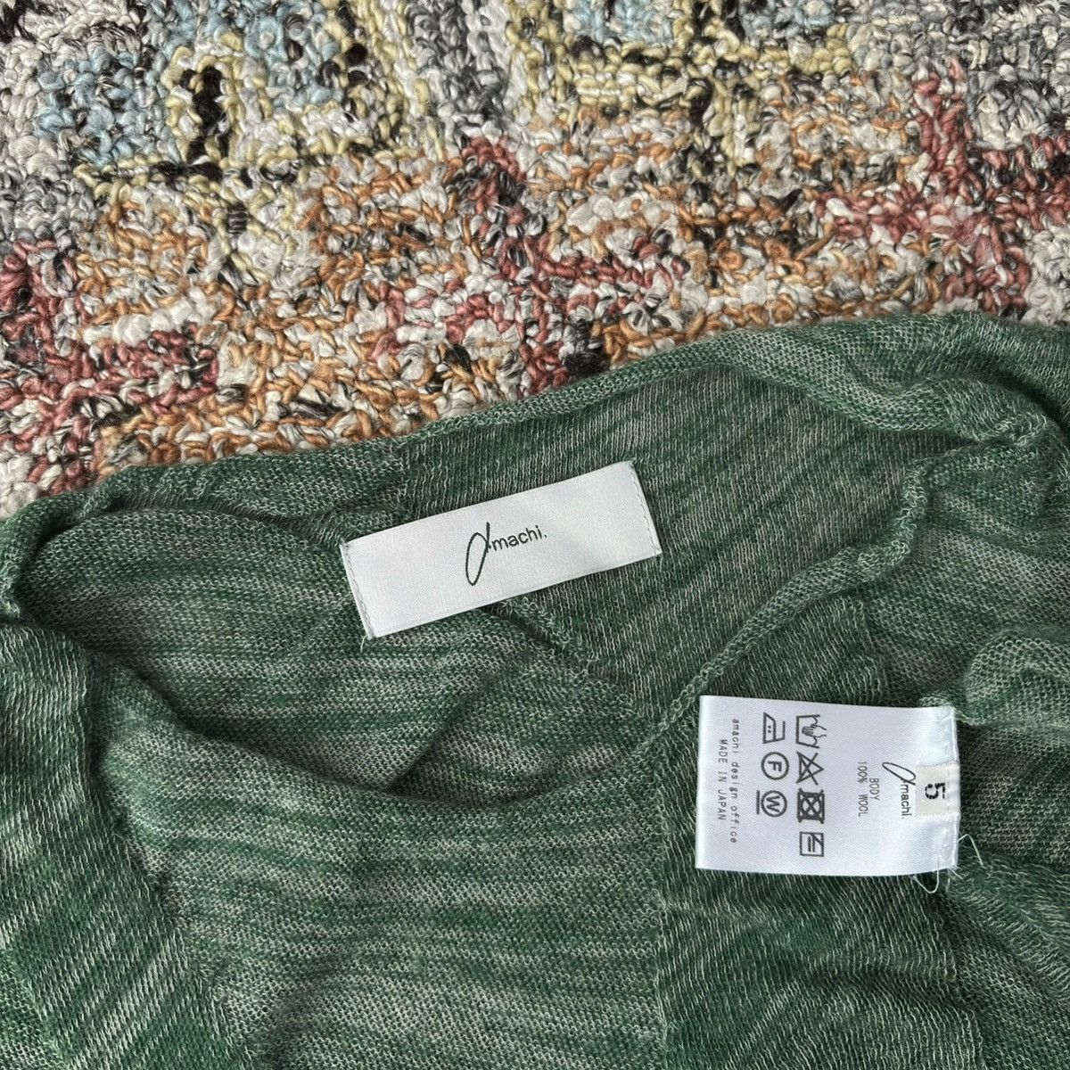 Kapital Amachi wool heathered ruched sweater heather organic Japan Size US S / EU 44-46 / 1 - 3 Thumbnail