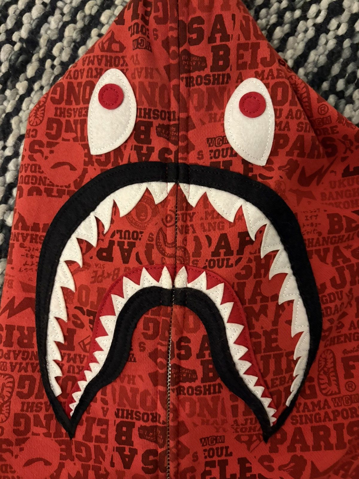 Bape Red XXV Bape hoodie Size US XL / EU 56 / 4 - 3 Thumbnail