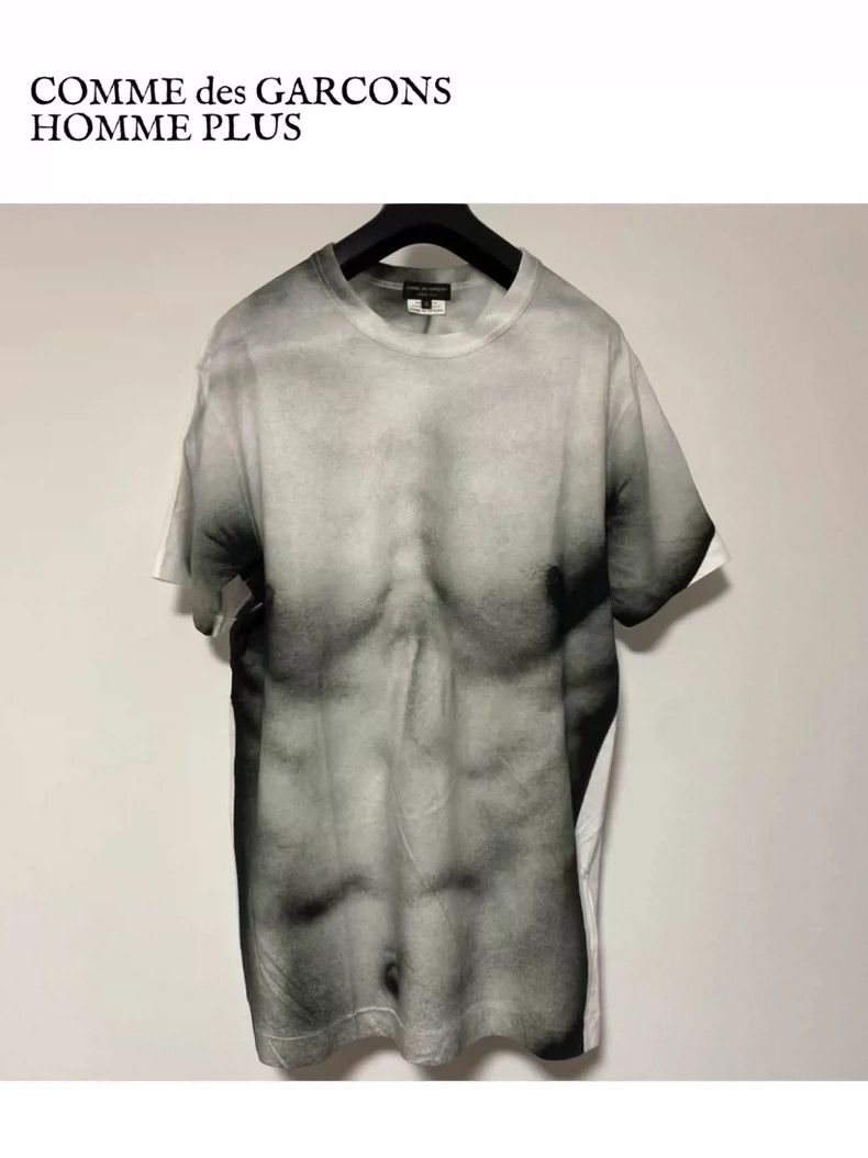 Comme des Garcons CDG Homme Plus Muscle Illusion Tee - dmc Size US M / EU 48-50 / 2 - 1 Thumbnail