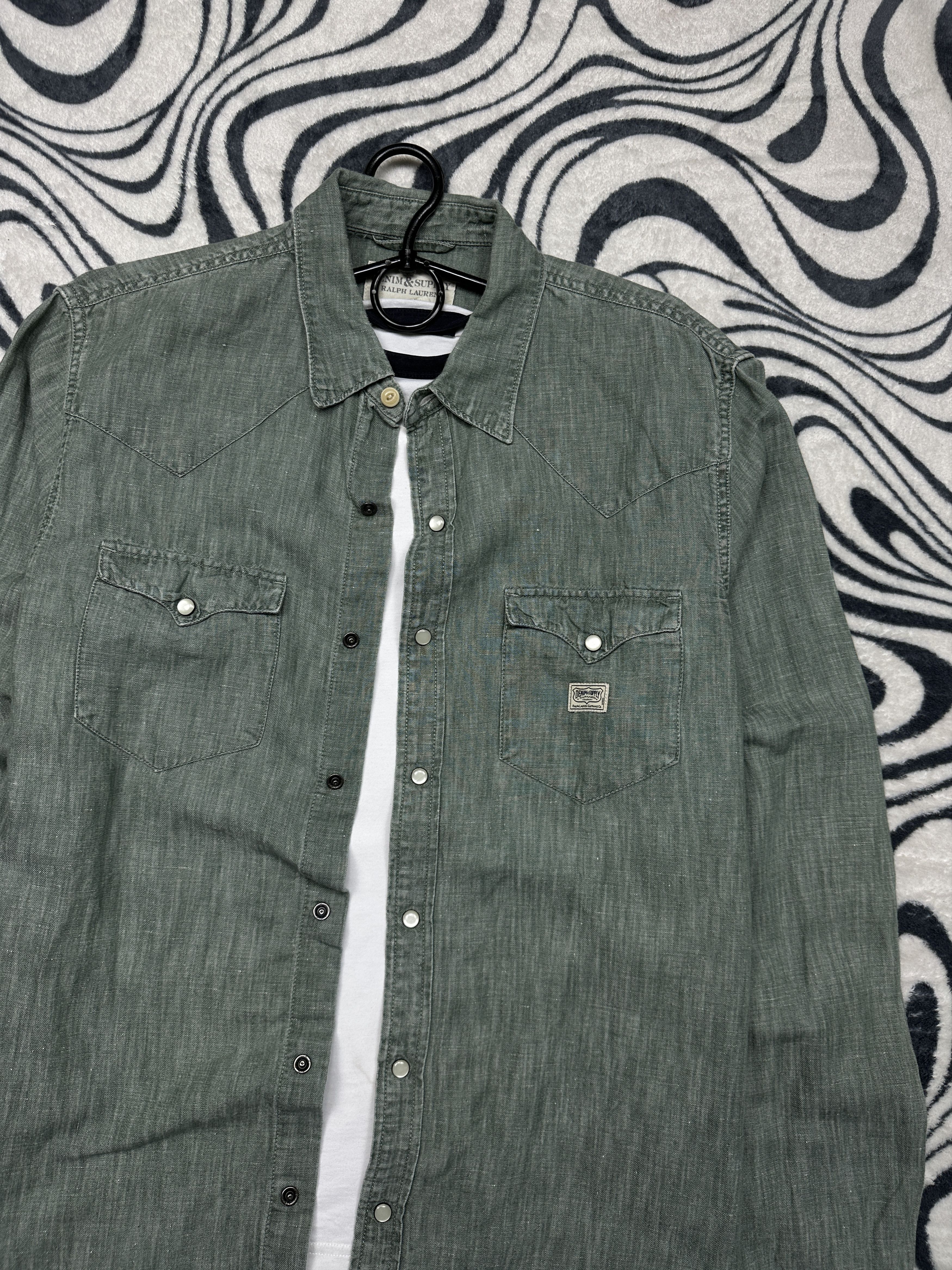 Denim & Supply Ralph Lauren Denim And Supply Ralph Lauren Mens Linen Shirt Size US L / EU 52-54 / 3 - 2 Thumbnail