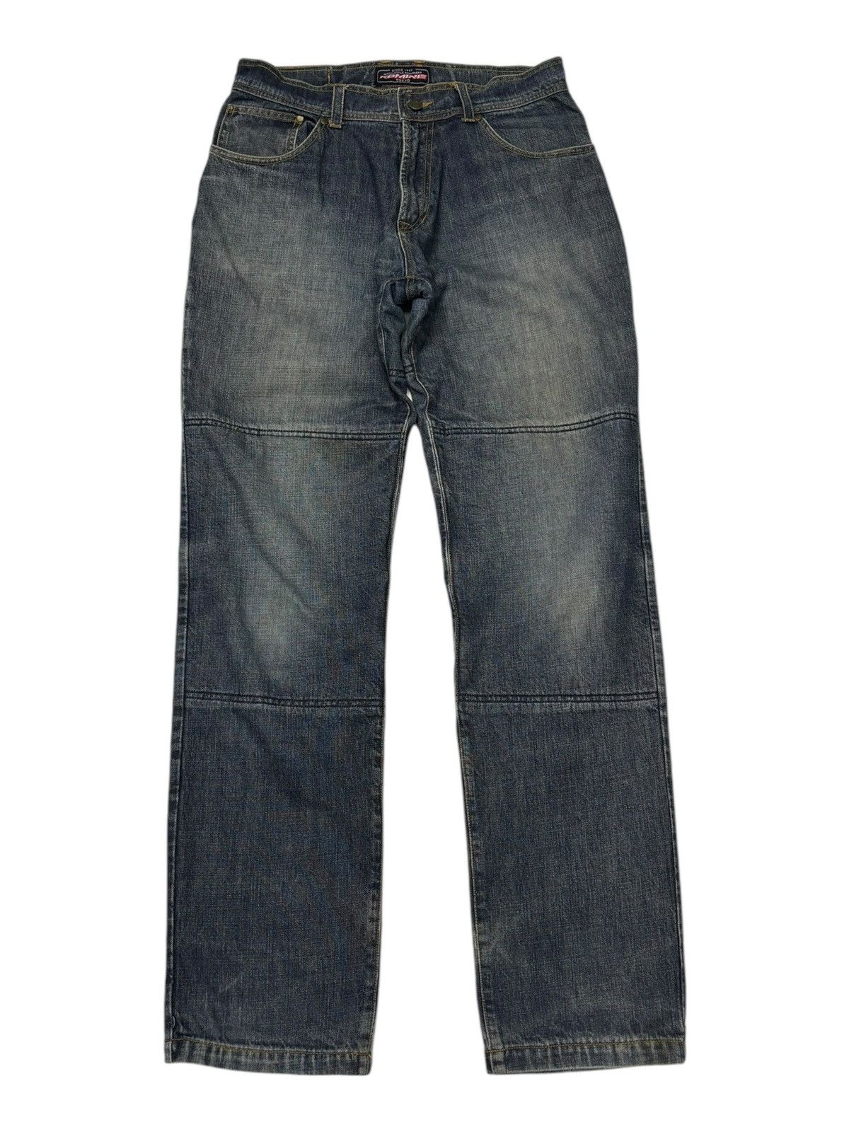 Kadoya ❤️‍🔥VINTAGE KOMINE TOKYO MOTORCYCLE DENIM JEANS Size US 30 / EU 46 - 5 Thumbnail