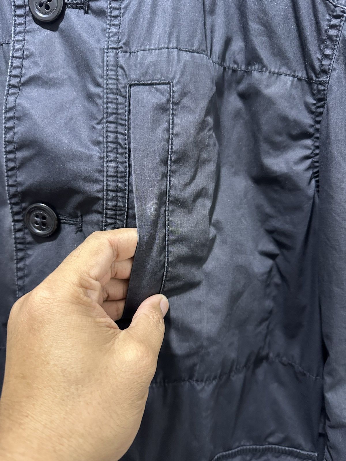 Burberry Burberry Nylon Jacket With Hoodie Blue Lable Series Size US L / EU 52-54 / 3 - 6 Thumbnail