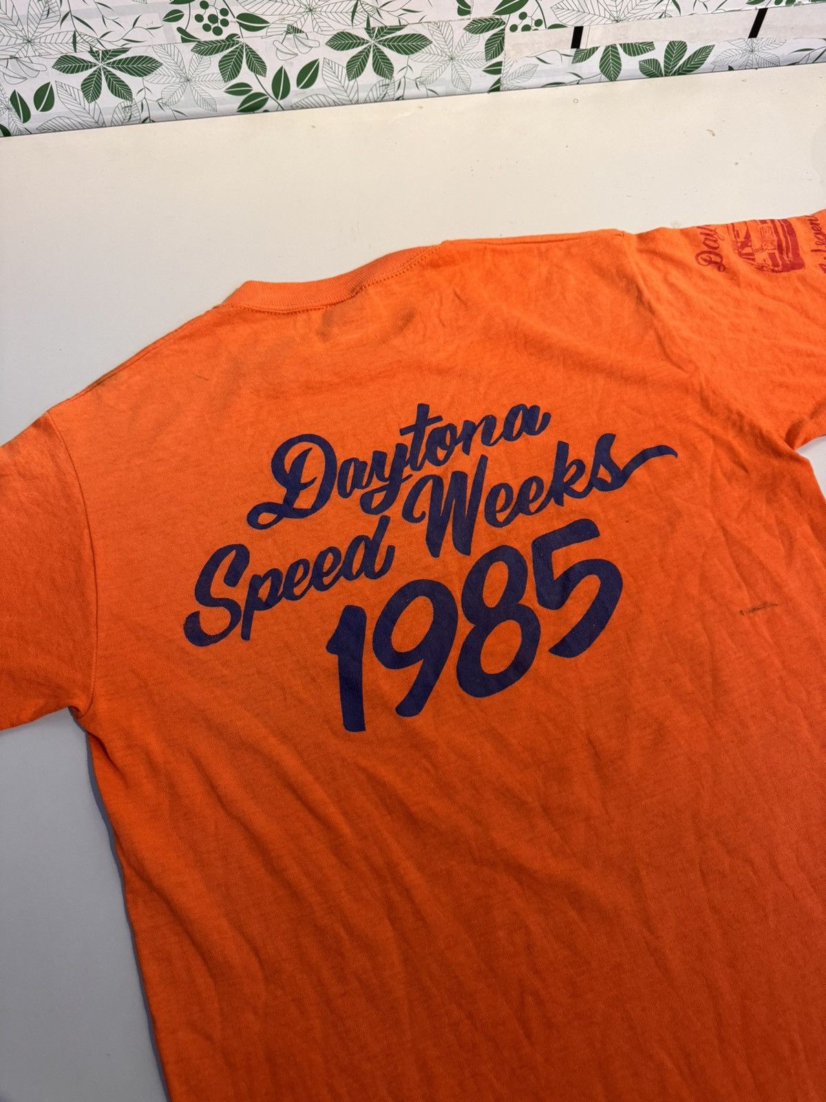 Vintage Daytona 1985 Tshirt Jerzees Made in USA Size US M / EU 48-50 / 2 - 4 Thumbnail