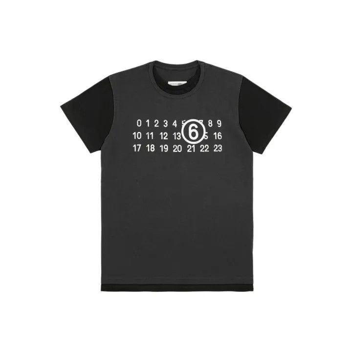 Maison Margiela MM6 Maison Margiela Black Short Sleeve T-Shirt 0079 Size US S / EU 44-46 / 1 - 1 Thumbnail