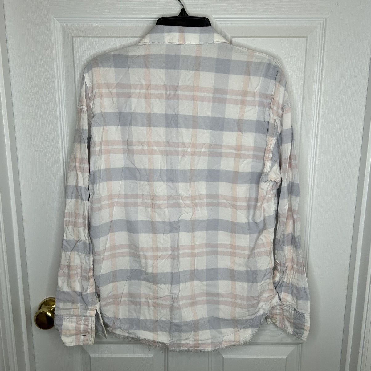 Free People Free People Loveland Plaid Shirt Size XS Size XS / US 0-2 / IT 36-38 - 4 Thumbnail