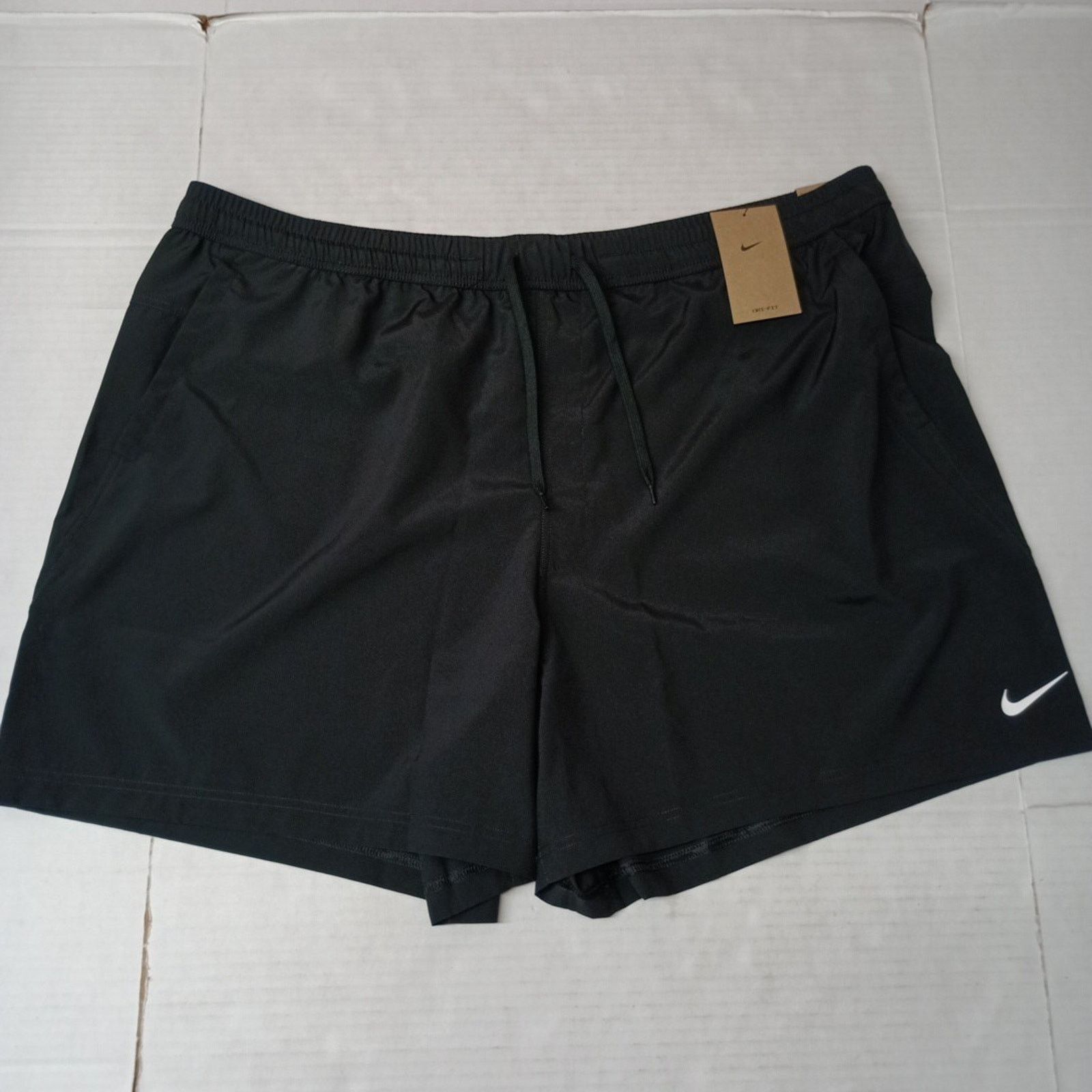 Nike Nike Form Men's Dri-FIT Unlined Versatile Shorts Black 4XLT Size US 44 / EU 60 - 1 Thumbnail