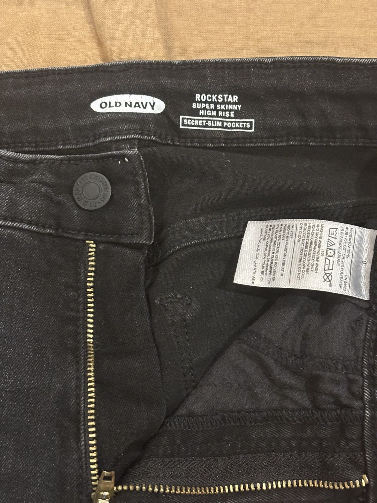 Old Navy Black jeans.wp-19 Size 25" / US 0 / IT 36 - 4 Thumbnail