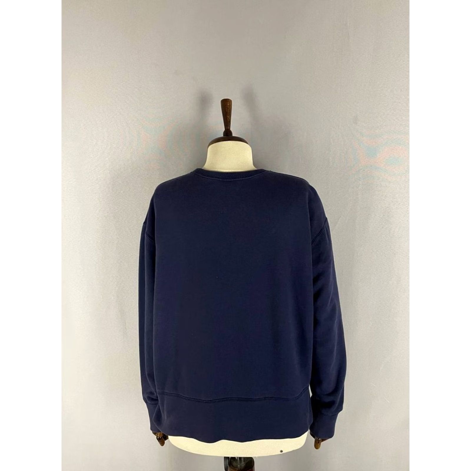 Polo Ralph Lauren Polo Ralph Lauren Womens Sweatshirt Size M Navy Cotton Crew Neck Long Sleeve Size M / US 6-8 / IT 42-44 - 2 Thumbnail