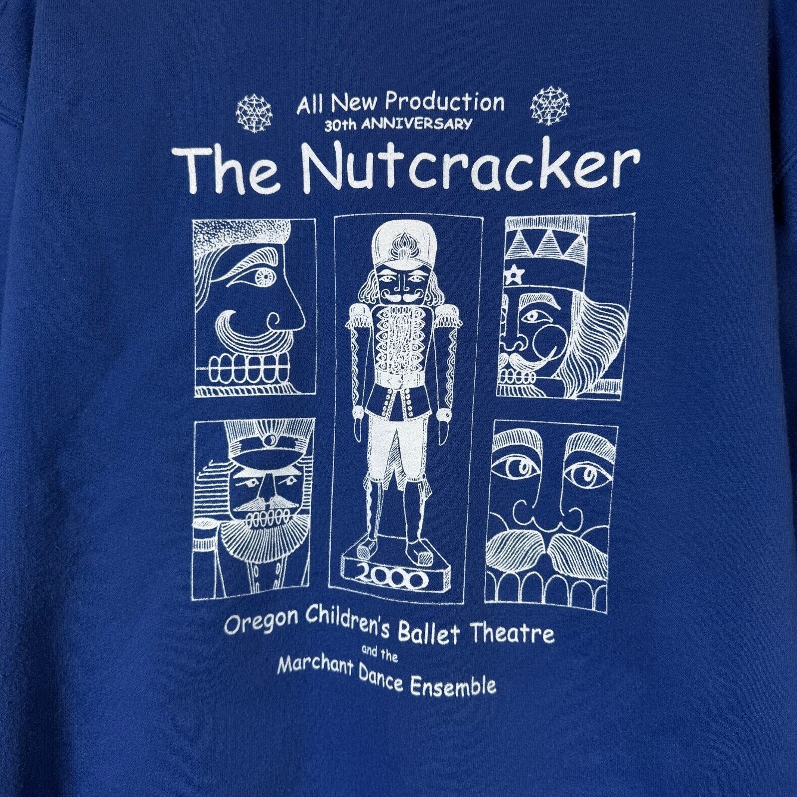 Jerzees Jerzees S blue vintage sweatshirt 00s The Nutcracker Oregon Size US S / EU 44-46 / 1 - 2 Thumbnail