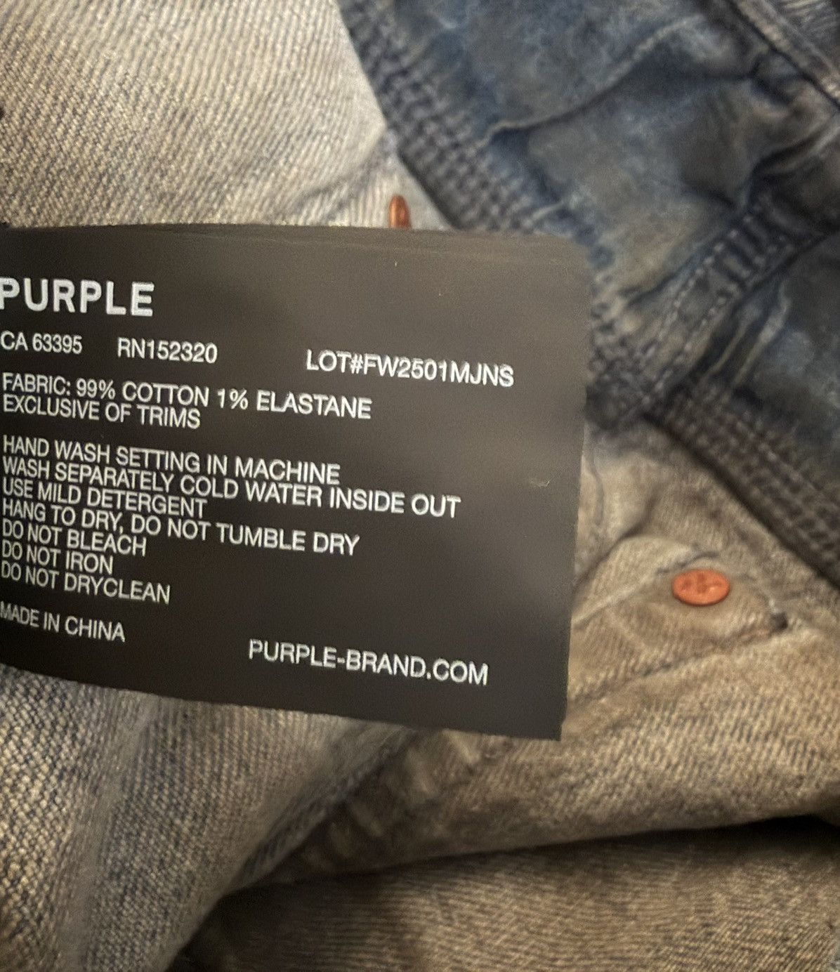Purple Brand Purple Brand Jeans Men Monterrico Skinny P001 Size 33/32 Size US 32 / EU 48 - 8 Thumbnail