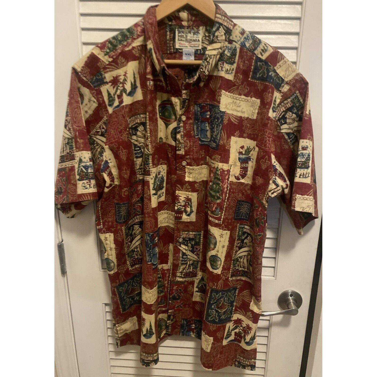 Cheapest Reyn Spooner 2009 Mele Kalikimaka Hawaiian Christmas Shirt Size XL