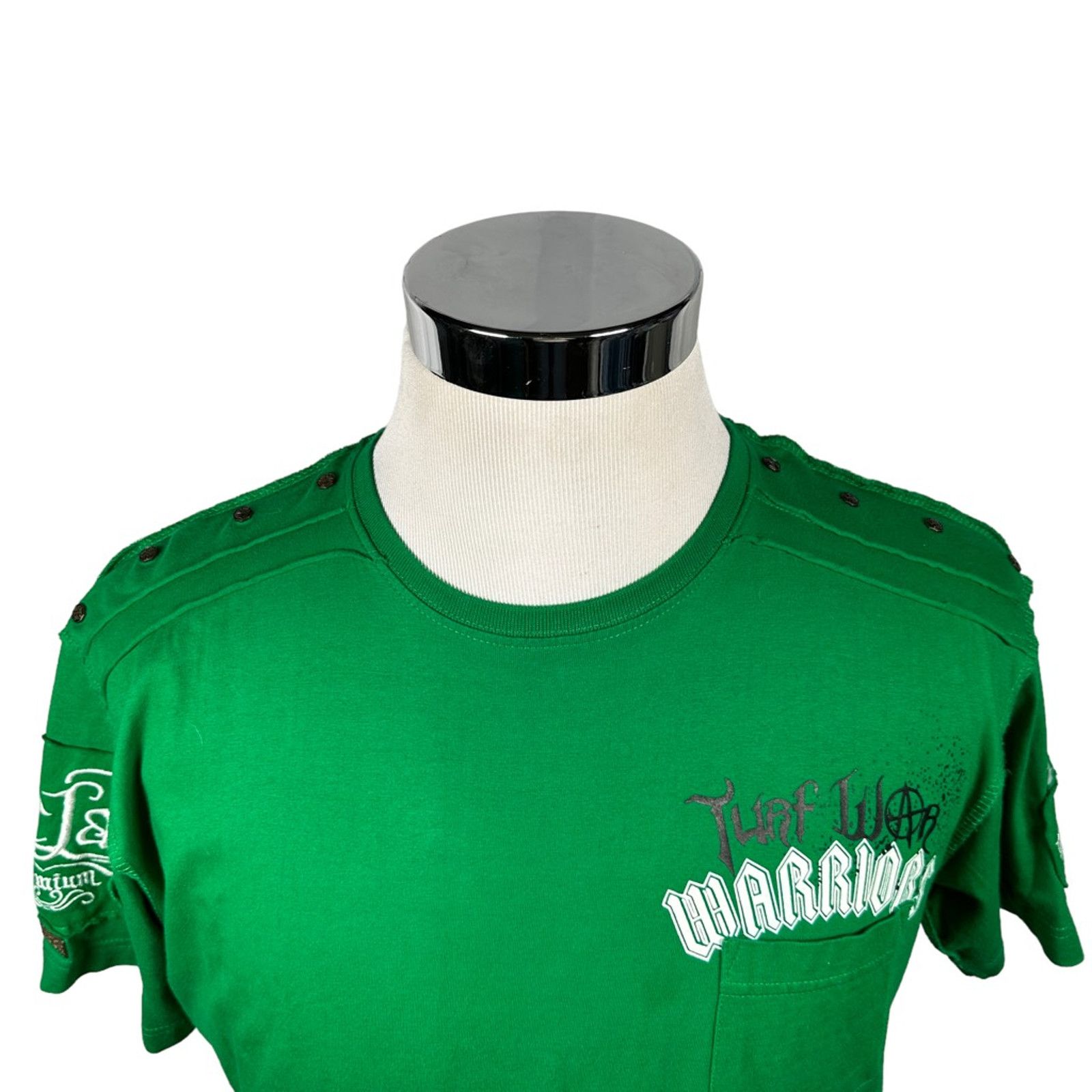 Black Label Blac Label Turf War Warriors T-Shirt Green Dare To Lose L Size US L / EU 52-54 / 3 - 4 Thumbnail