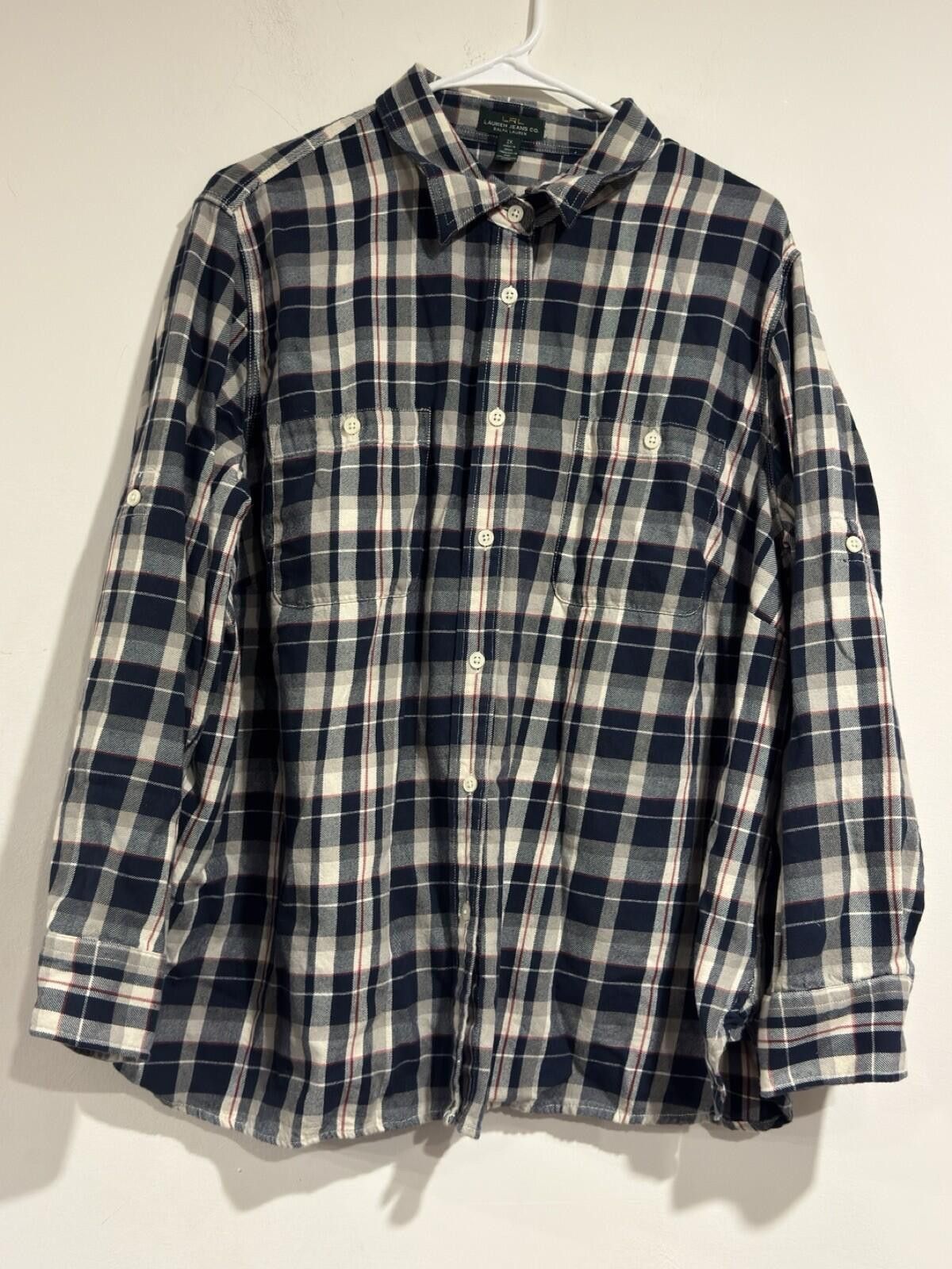 Lauren Ralph Lauren Lauren Ralph Lauren Plaid Button Shirt Men’s 2X Cotton Size US XXL / EU 58 / 5 - 2 Thumbnail