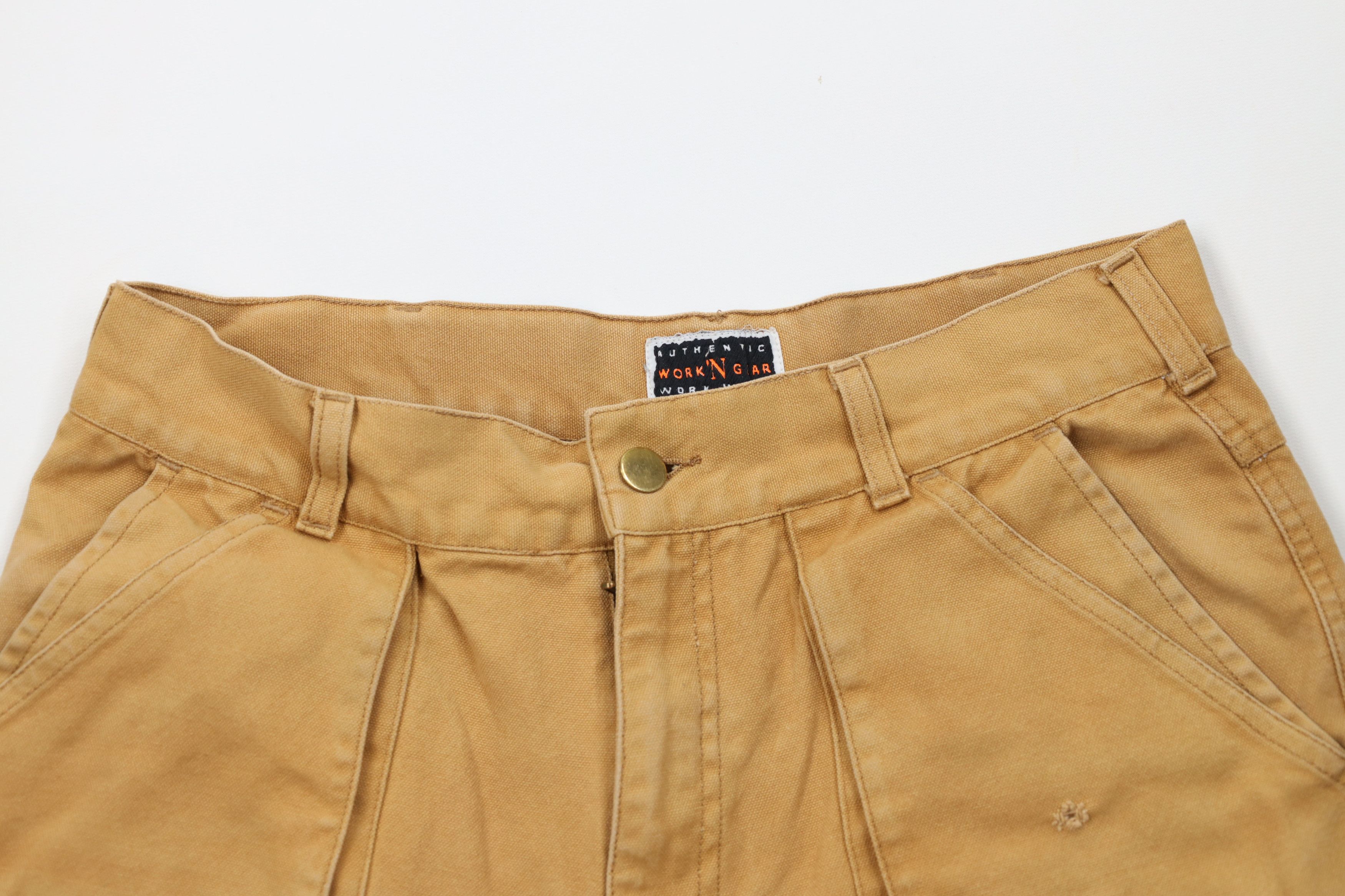 Vintage Vintage 90s Streetwear Big Pocket Above Knee Canvas Shorts Size US 32 / EU 48 - 2 Thumbnail