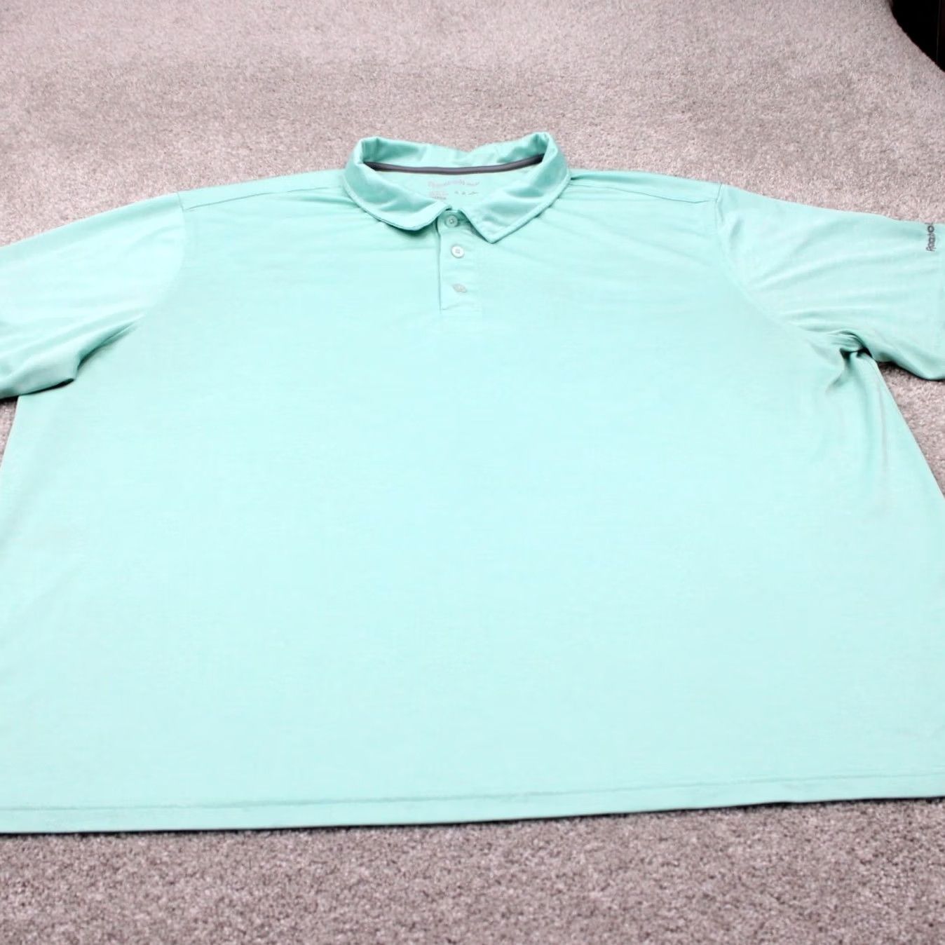 Reebok Reebok Golf Polo Shirt Mens 5XL Green Short Sleeve Polyester Polo Shirt Mens Regular Size 5XL Green Polo Shirt Golf Mens 5XL Size US XXL / EU 58 / 5 - 2 Thumbnail
