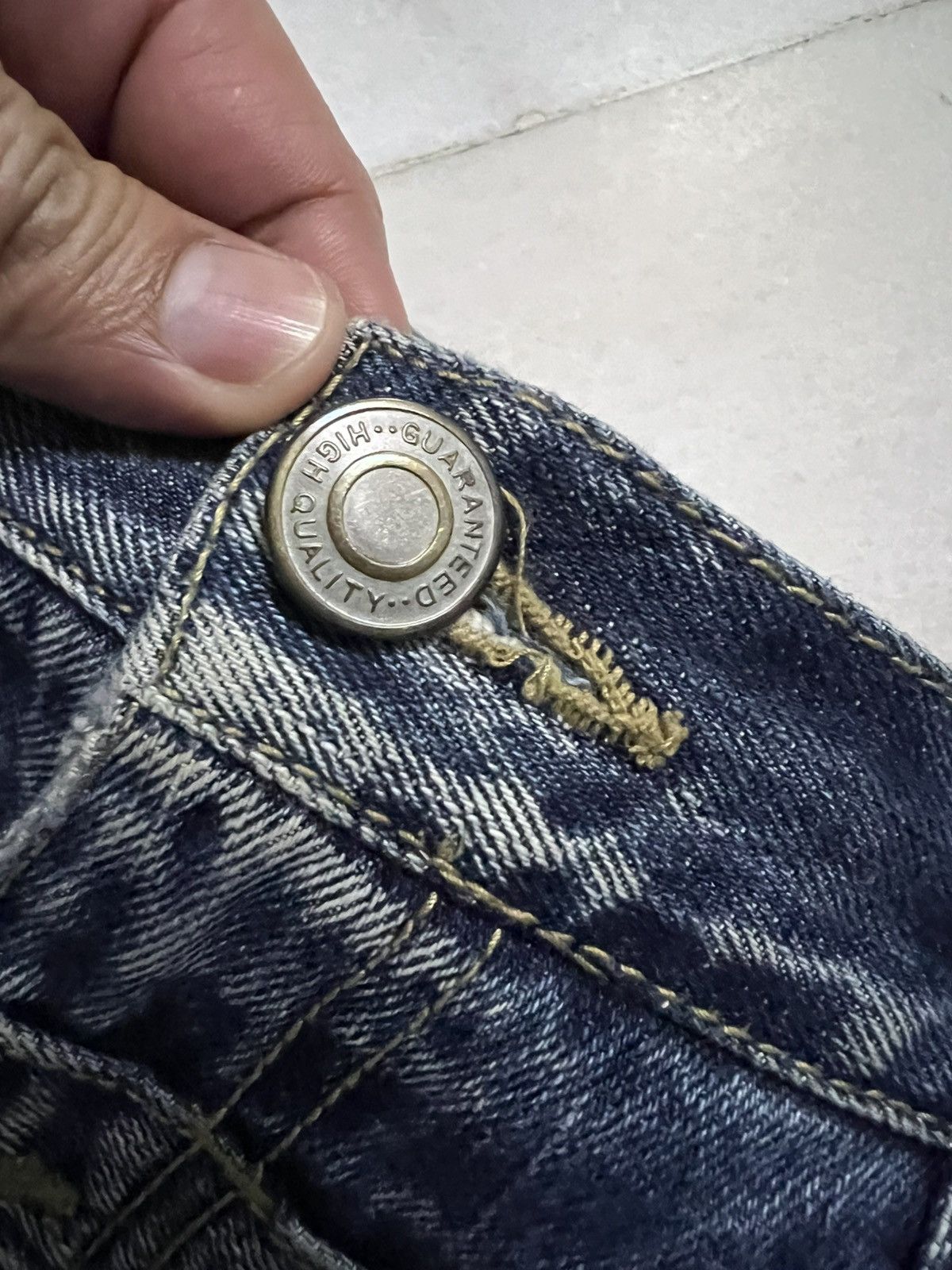 If Six Was Nine × Japanese Brand 💥Double Waist💥Vintage Japanese Brand Unbrand Claw Jean Japan Size US 34 / EU 50 - 8 Thumbnail