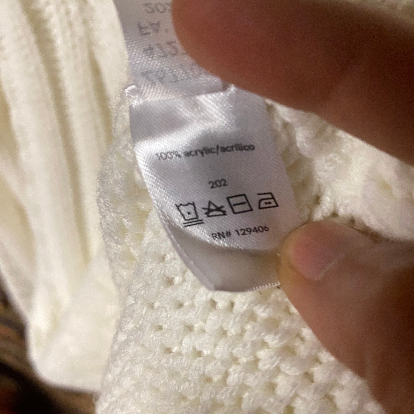Venus Venus White Cable Knit High neck Pullover Sweater Size Large Size L / US 10 / IT 46 - 8 Thumbnail