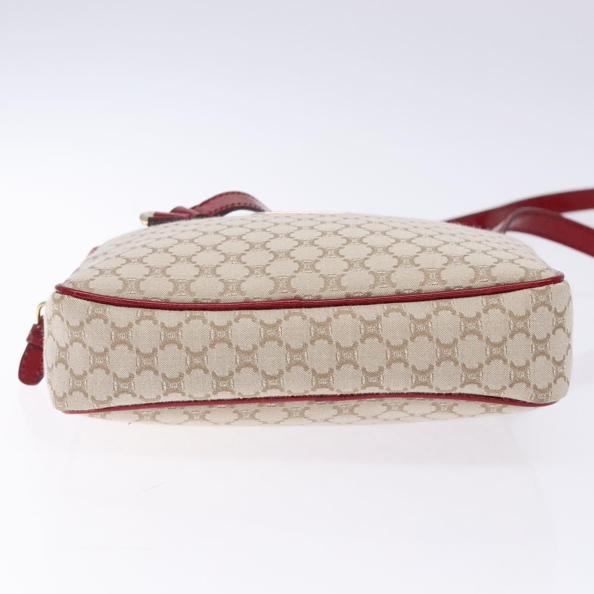 Celine CELINE Macadam Canvas Shoulder Bag Beige Gold Size ONE SIZE - 9 Thumbnail