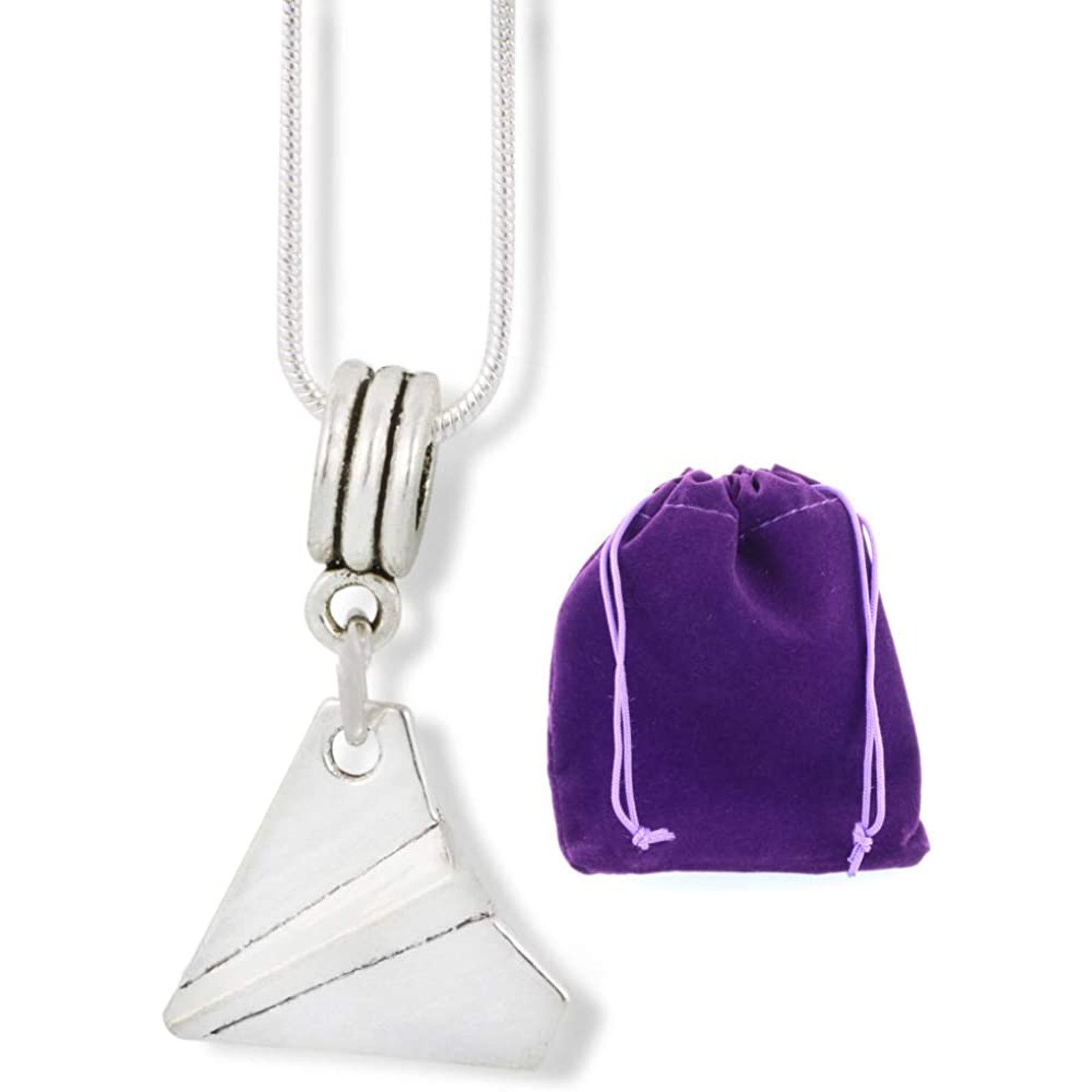 & Other Stories Paper Airplane Necklace - Paper Plane Pendant Jewelry Size ONE SIZE - 1 Thumbnail