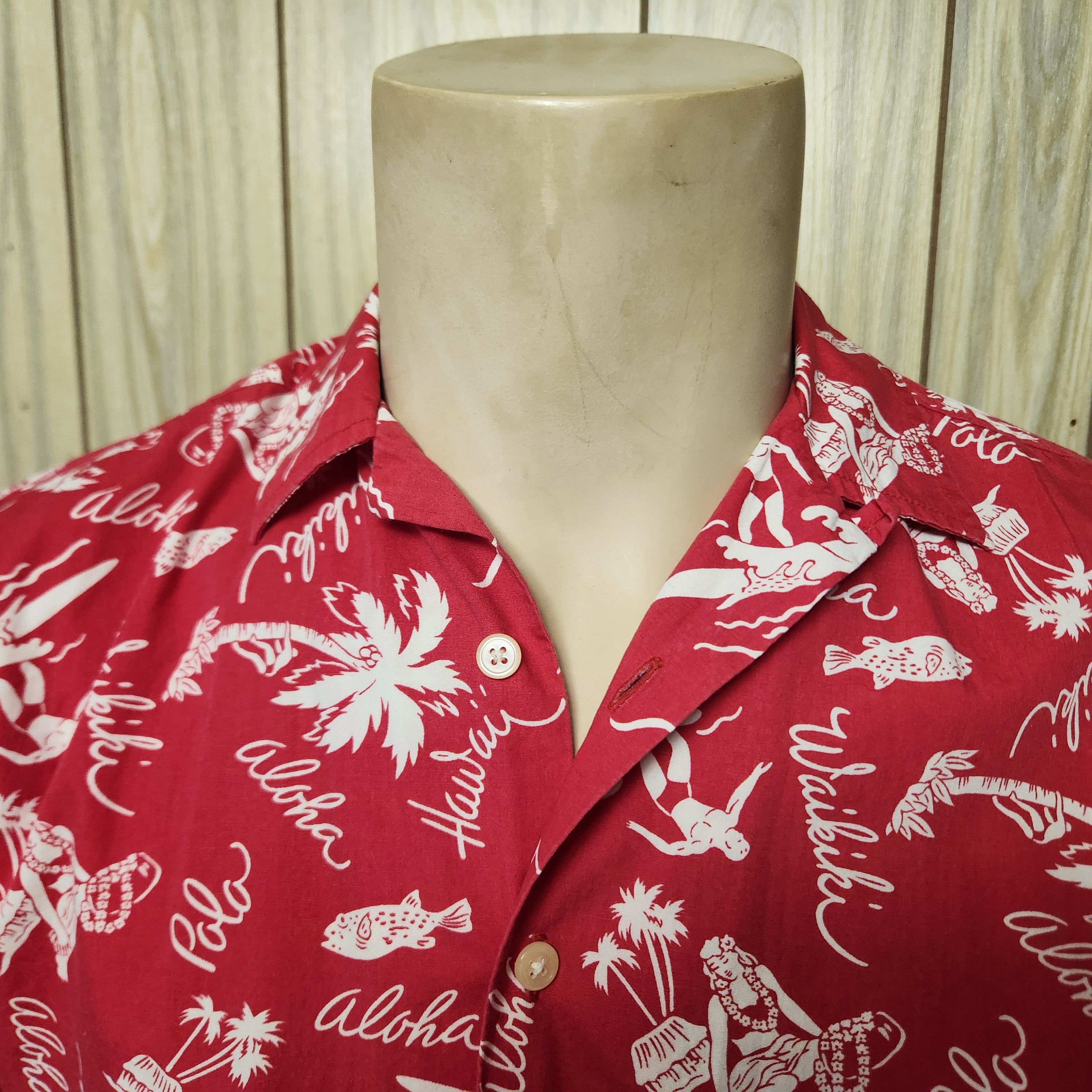 Polo Ralph Lauren Polo red Hawaiian shirt S men's cotton Ralph Lauren Size US S / EU 44-46 / 1 - 3 Thumbnail