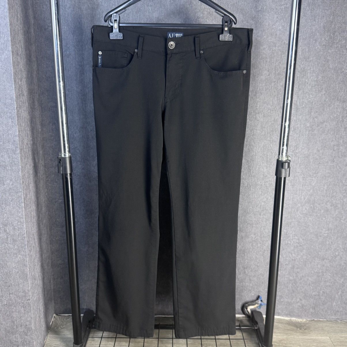 Armani Vintage Armani Jeans stretch pants casual Size US 36 / EU 52 - 1 Thumbnail