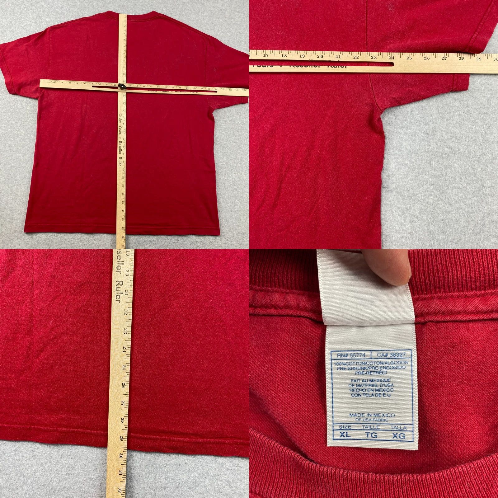 AAA VINTAGE AAA Alaska Ketchikan Shirt Mens XL Red Embroidered Logo Short Sleeve T-Shirt Regular Fit Cotton Logo All Seasons Size US XL / EU 56 / 4 - 8 Thumbnail