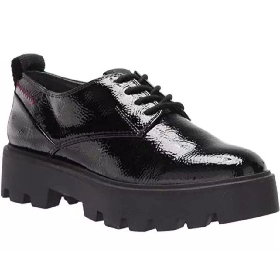 Franco Sarto FRANCO SARTO / L-Balinlaced / Womens / Black Patent / Leath Size US 6.5 / IT 36.5 - 1 Thumbnail