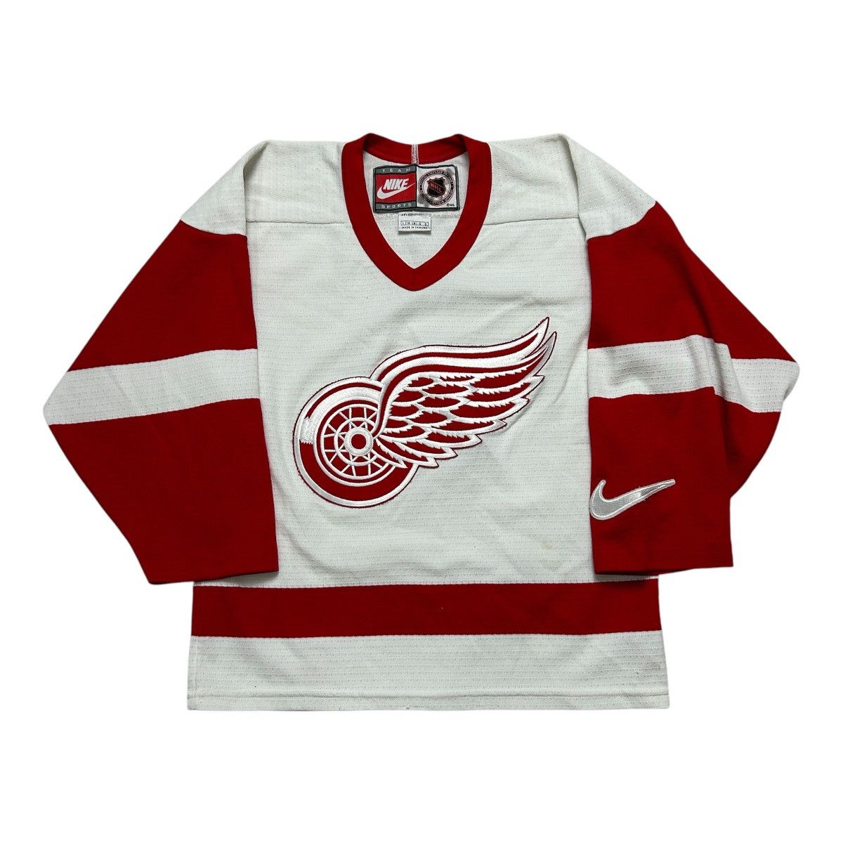 NHL × Nike × Red Wing Vintage Nike 90s Detroit Red Wings NHL hockey jersey Size US XXS / EU 40 - 1 Thumbnail