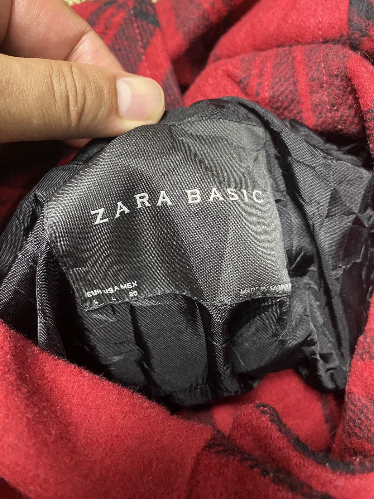 Zara 2000s Zara Neck Jacket Size L / US 10 / IT 46 - 8 Thumbnail