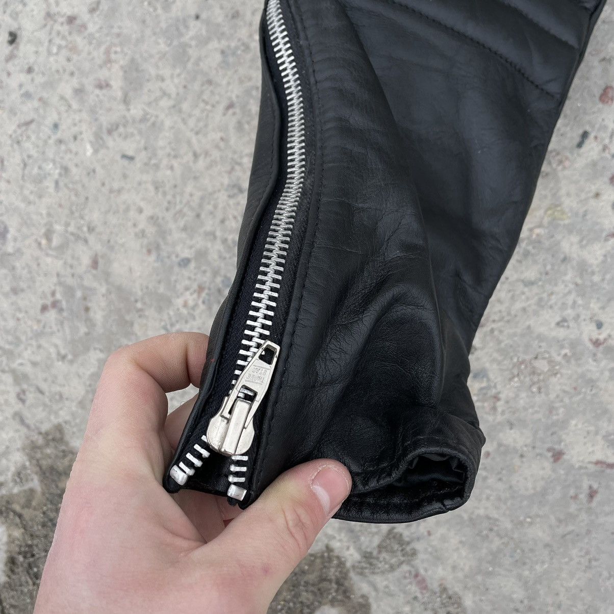 Vintage Vintage Moto Leather Pants 46 Size Y2K 90s USA Japan Size 32" / US 10 / IT 46 - 4 Thumbnail