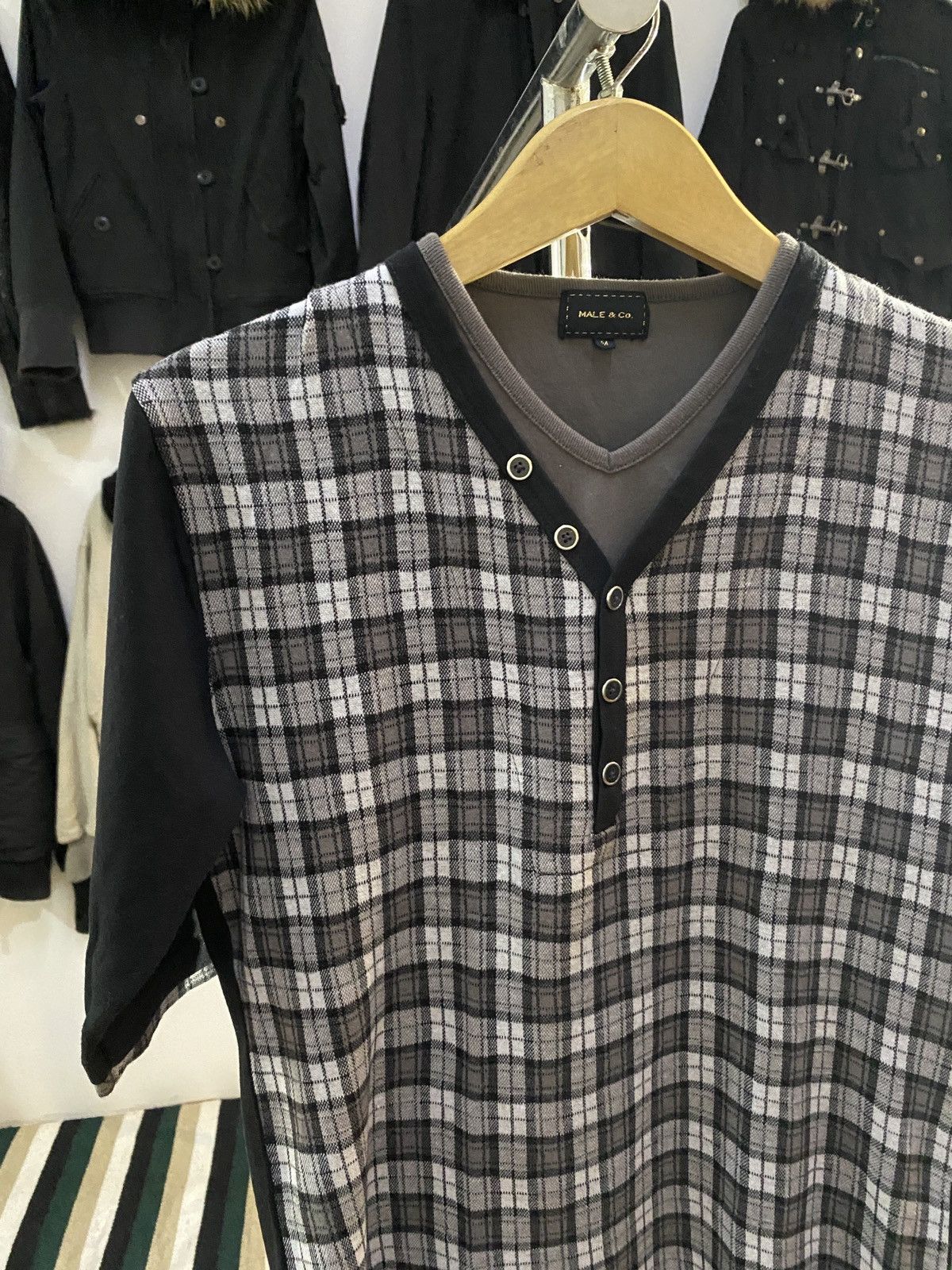 Beauty Beast Japanese Male&co Tartan Tee Shirt Size US M / EU 48-50 / 2 - 3 Thumbnail