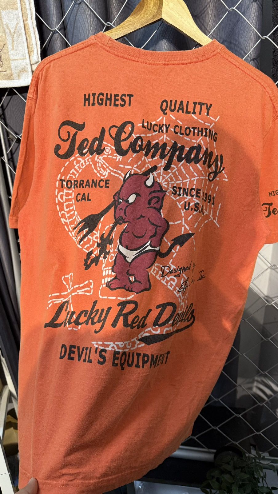 Tedman VINTAGE TEDCOMPANY TEDMAN DEVIL BACKHIT TSHIRT Size US M / EU 48-50 / 2 - 4 Thumbnail