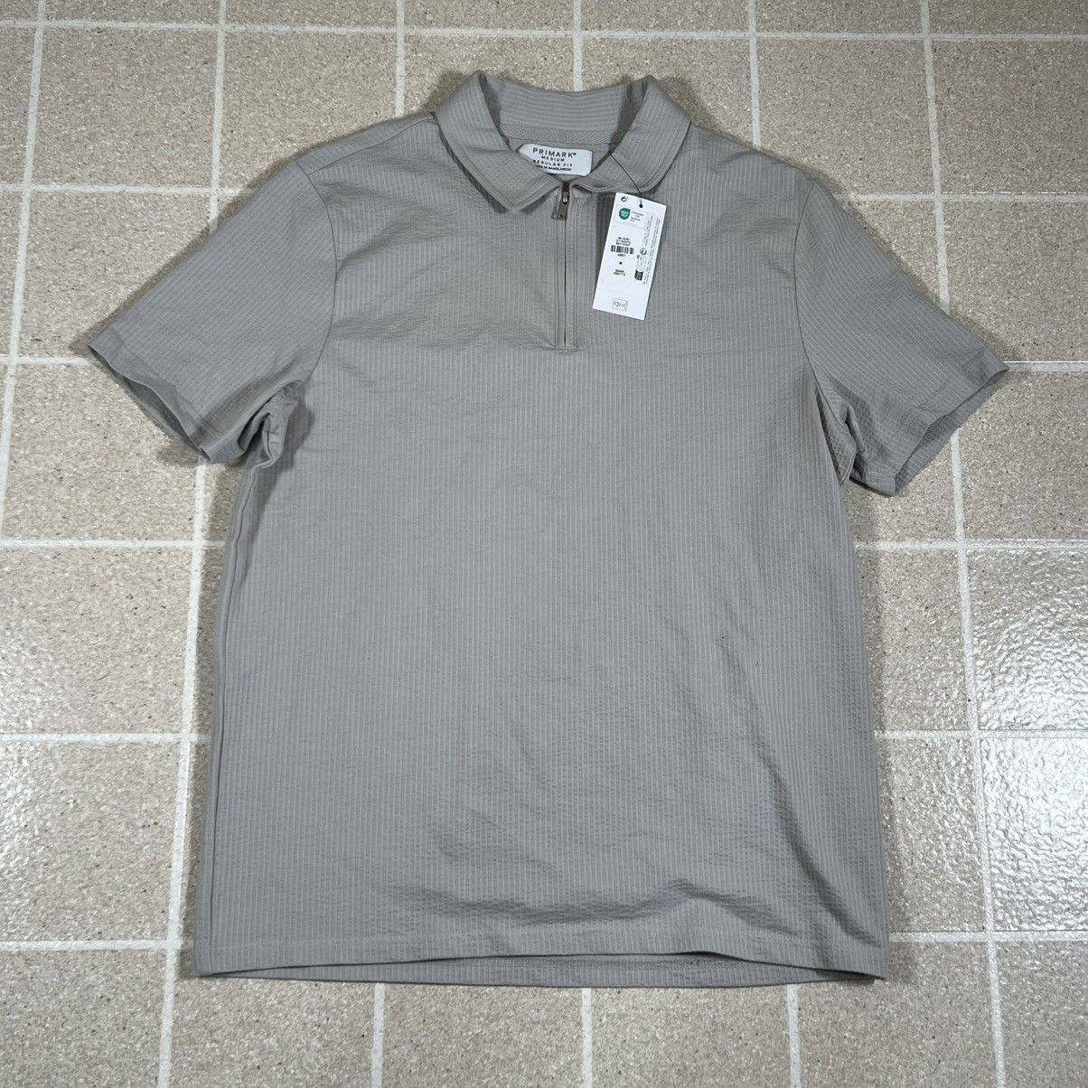 Primark Nwt Primark Zipper Closure Polo Shirt Grey Size M Size US M / EU 48-50 / 2 - 1 Thumbnail