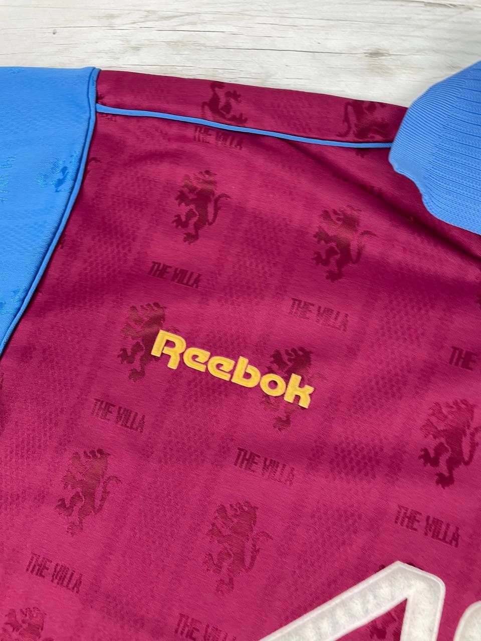 Reebok Reebok Aston Villa 1995 1997 Home Shirt Soccer Jersey Size US XL / EU 56 / 4 - 5 Thumbnail