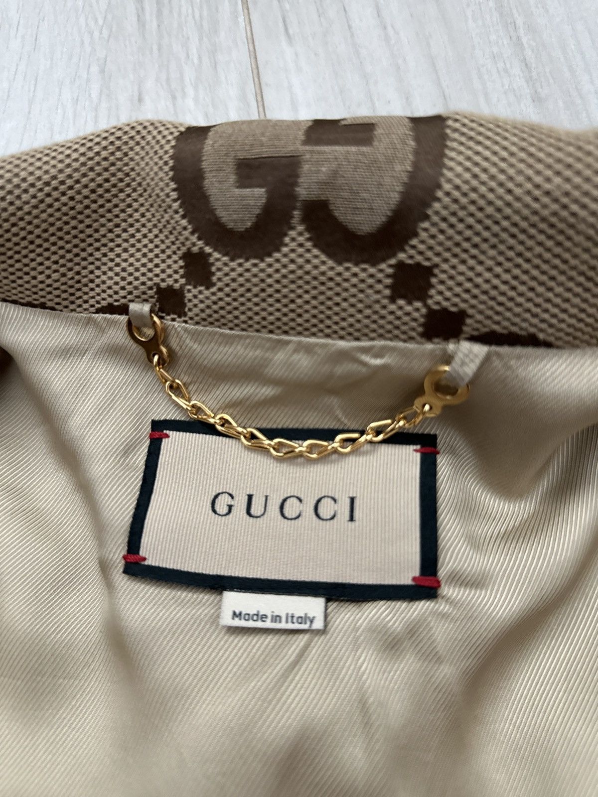 Gucci Gucci GG Canvas Monogram Zip Jacket Size 48 Size US M / EU 48-50 / 2 - 4 Thumbnail
