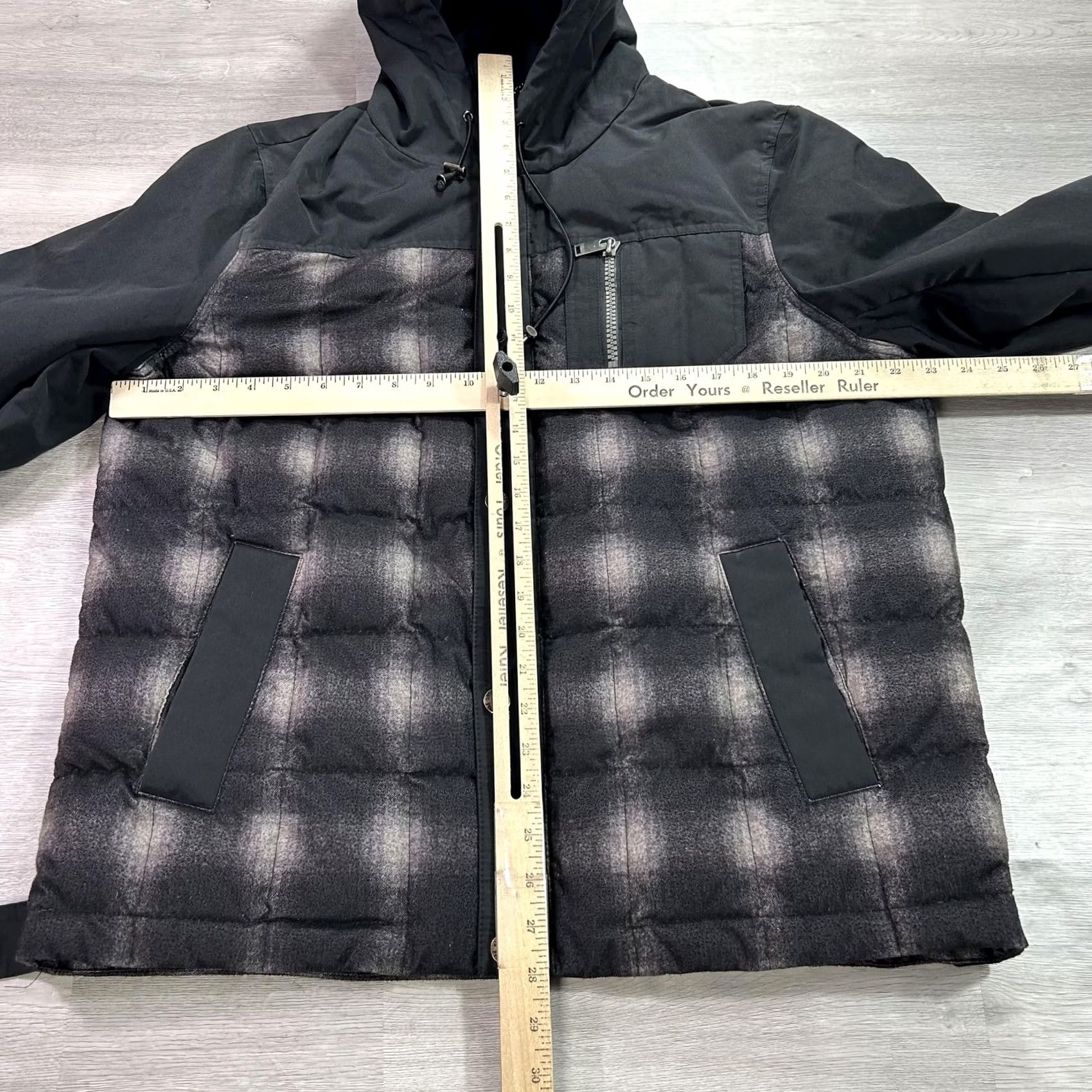 Pendleton Pendleton Jacket Mens M Black Plaid Down Puffer Hooded Full Zip Insulated Jacket Size US M / EU 48-50 / 2 - 5 Thumbnail