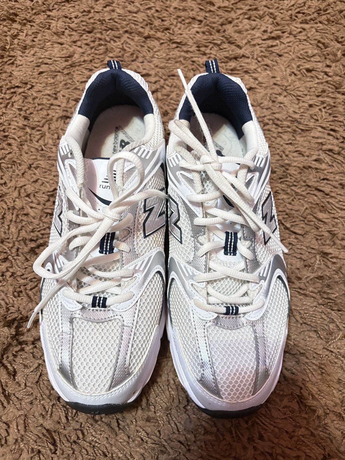 New Balance White New Balance Size US 9.5 / EU 42-43 - 5 Thumbnail