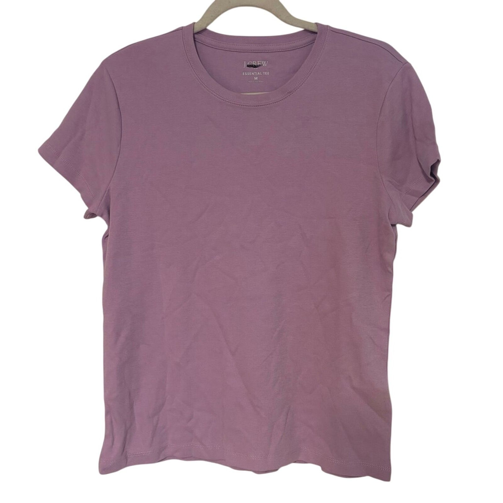 J.Crew NWT J.Crew Short Sleeve Crewneck T-Shirt Purple Size Medium Size M / US 6-8 / IT 42-44 - 2 Thumbnail