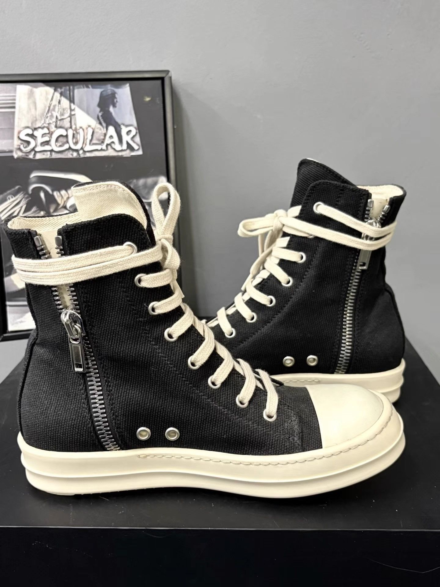 Rick Owens Rick Owens Drkshdw Jumbo Sneakers K34 Size US 7 / IT 37 - 6 Thumbnail