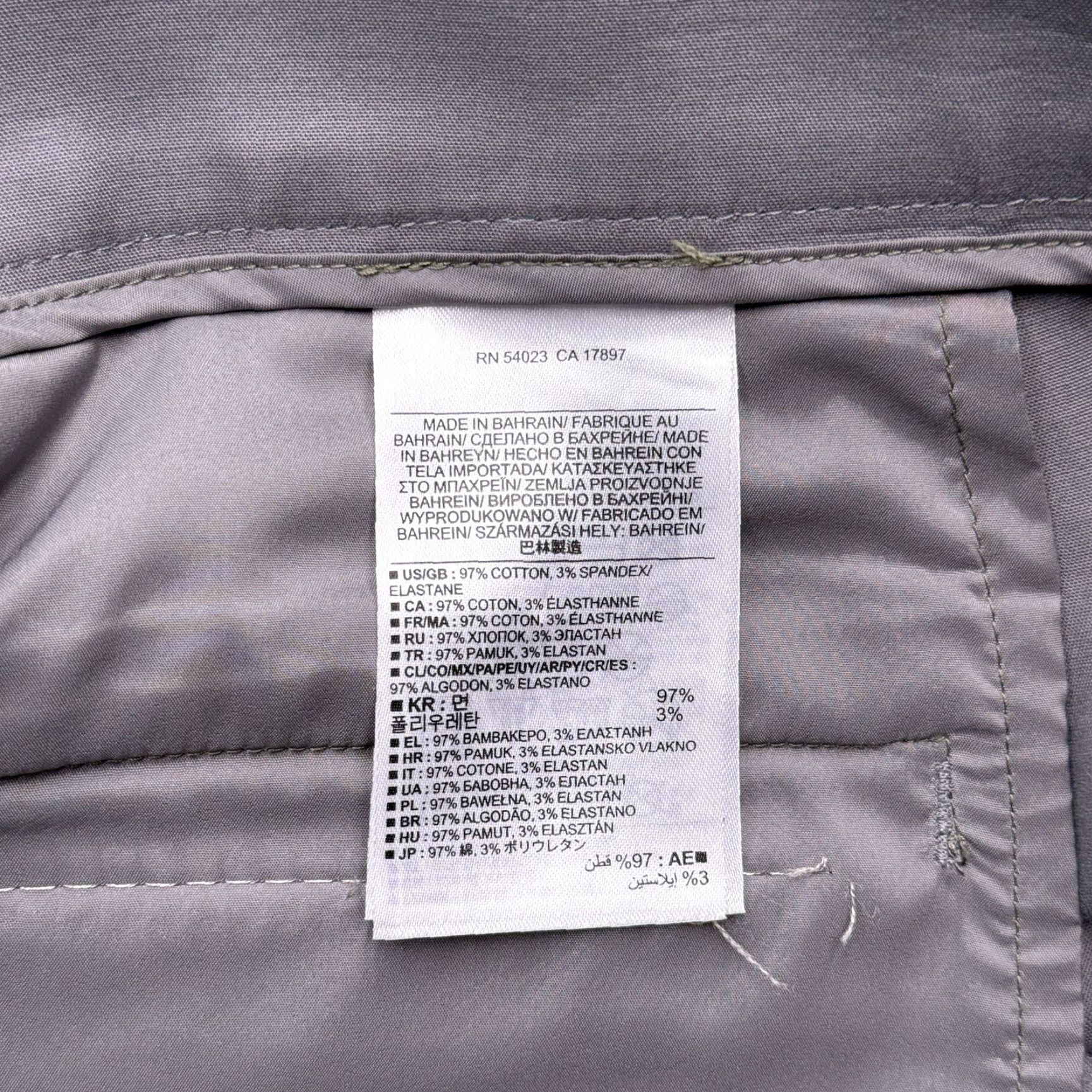 Banana Republic Banana Republic Addison Pants Womens 10 Gray Mid Rise Stretch Zip Pockets Size 32" / US 10 / IT 46 - 6 Thumbnail