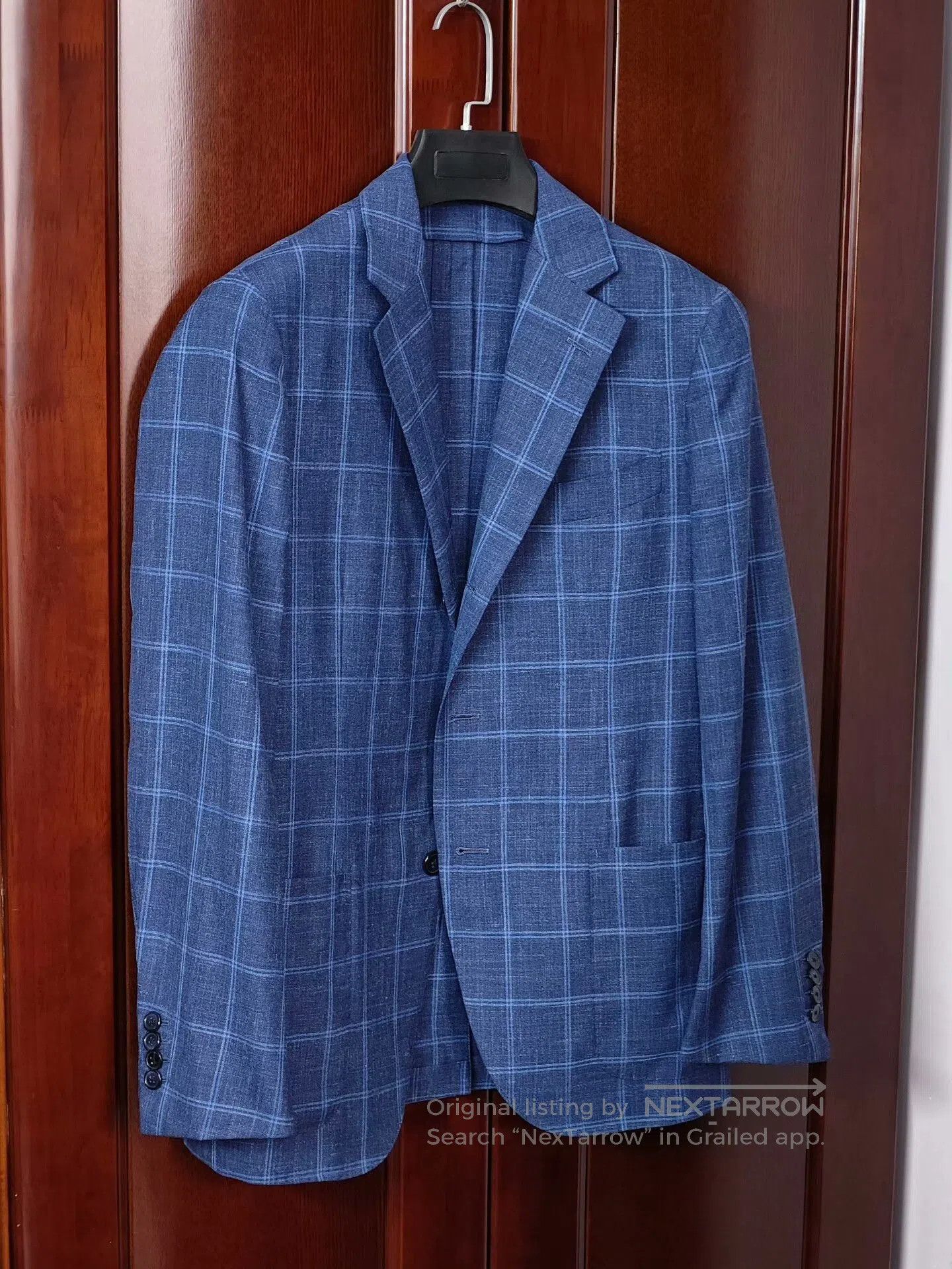 Loro Piana Loro Piana Blue Check Blazer. Size US S / EU 44-46 / 1 - 1 Thumbnail