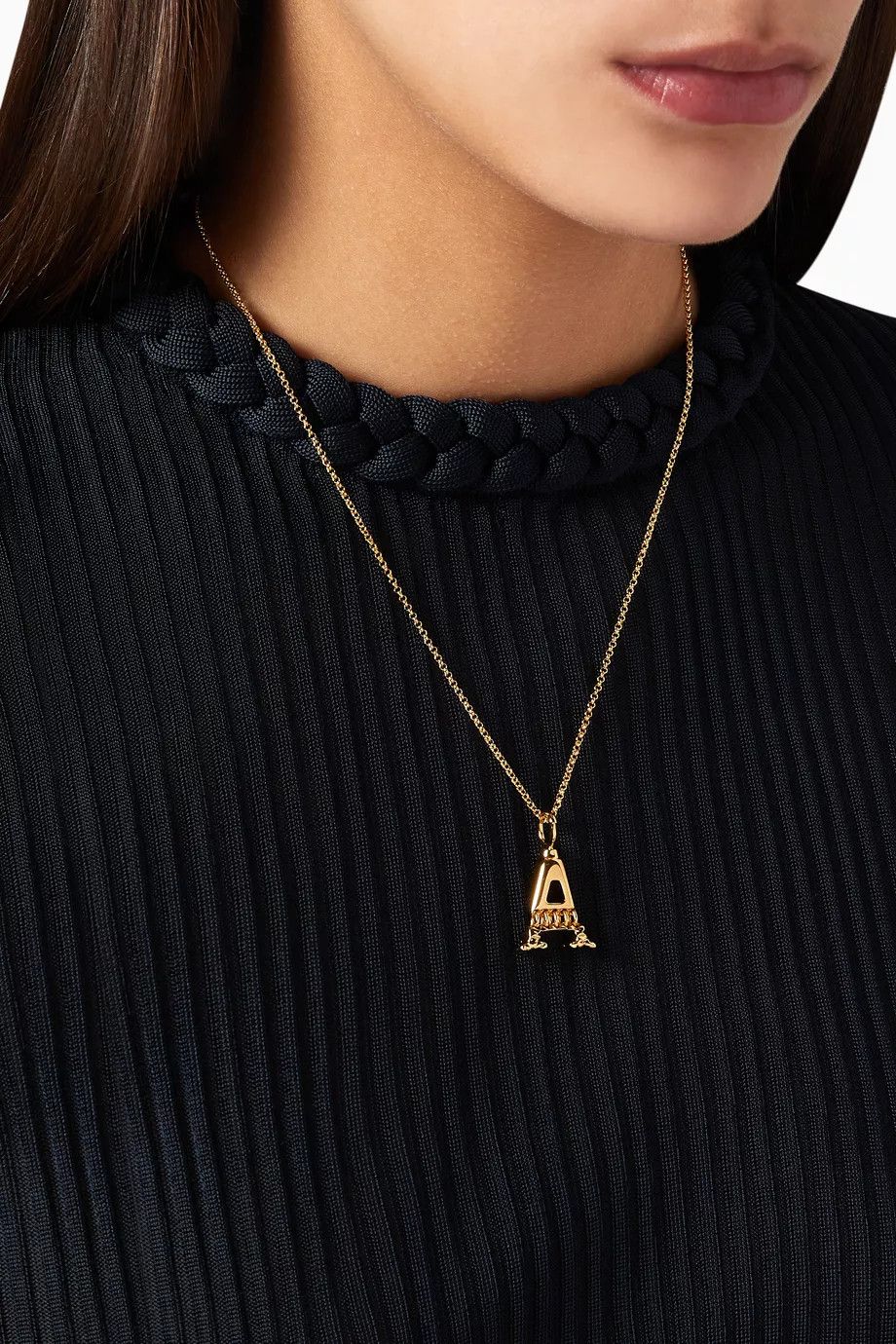 Chloe o1loc1c0425 Size: OS / Alphabet Necklace in Gold Size ONE SIZE - 2 Thumbnail