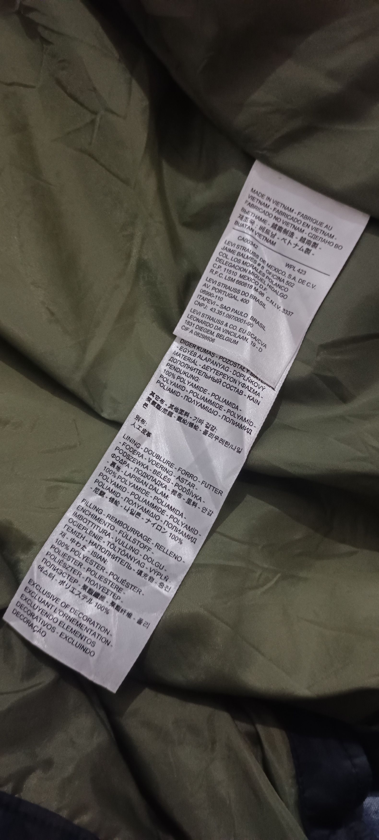 Levi's LEVI'S MEN BARSTOW PACKABLE QUILTED OVERSHIRT JACKET COAT Size US M / EU 48-50 / 2 - 15 Thumbnail