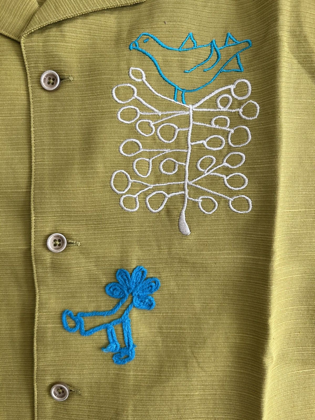 Andersson Bell Anderson Bell Yellow April Shirt Embroidered Open Colar Size US XL / EU 56 / 4 - 7 Thumbnail