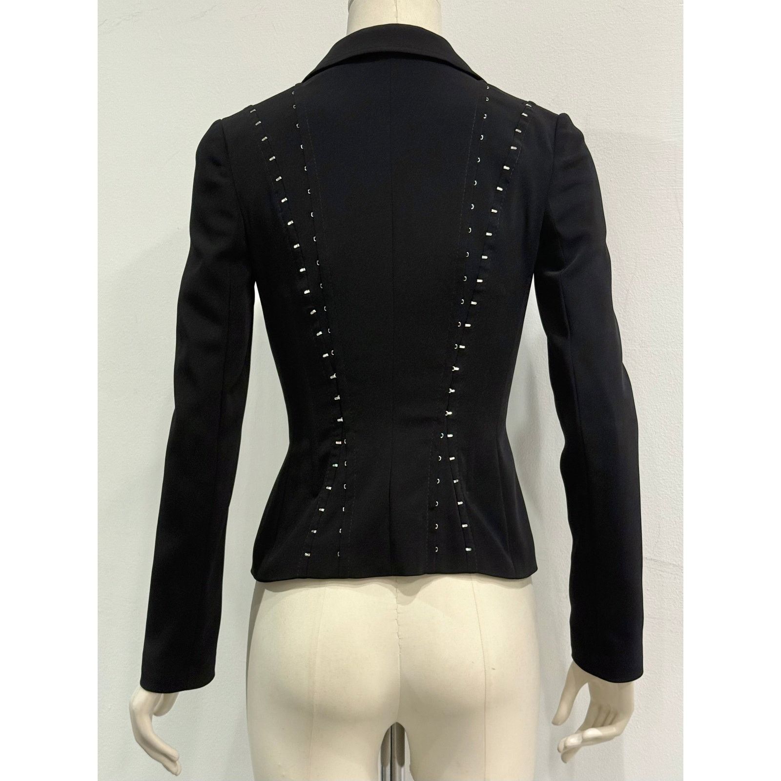 Dolce & Gabbana A/W2003 Dolce & Gabbana hook eyelet blazer jacket Size US S / EU 44-46 / 1 - 3 Thumbnail