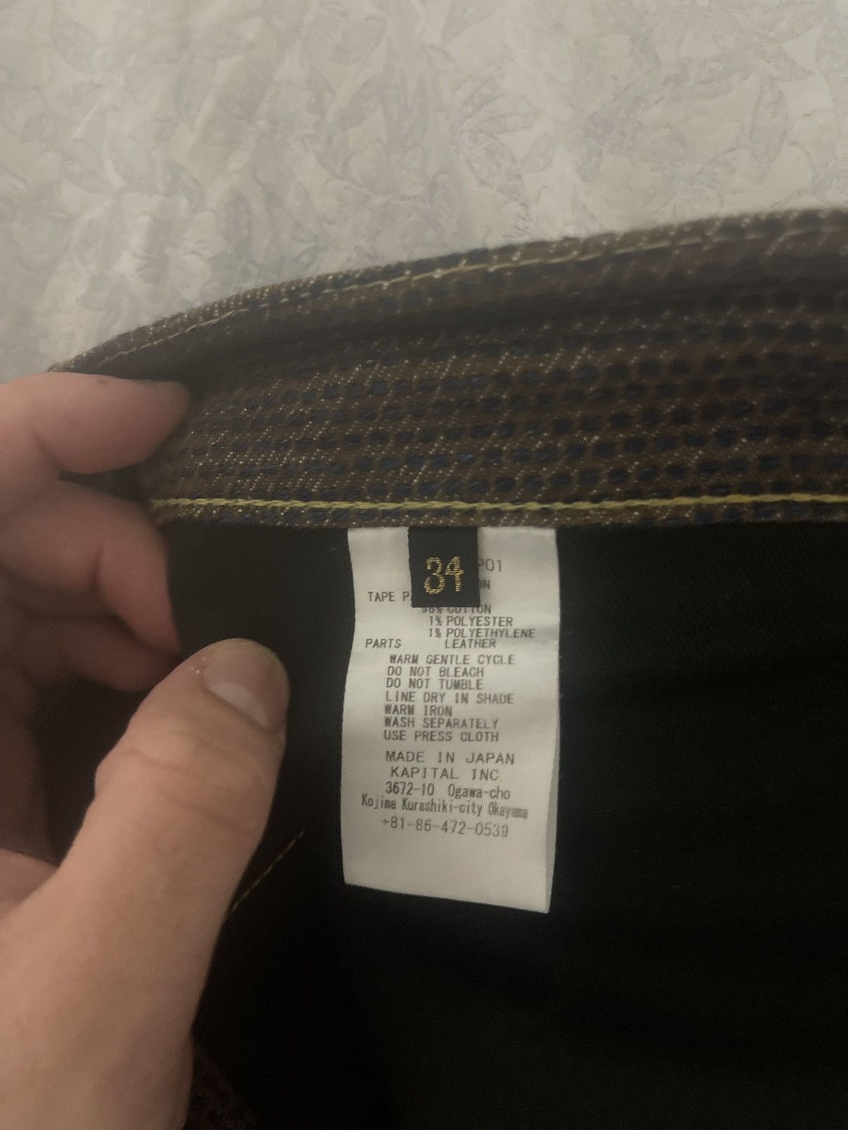 Kapital Kapital 5P FRISKO Sashiko Kakishibu Century Denim Size US 34 / EU 50 - 6 Thumbnail