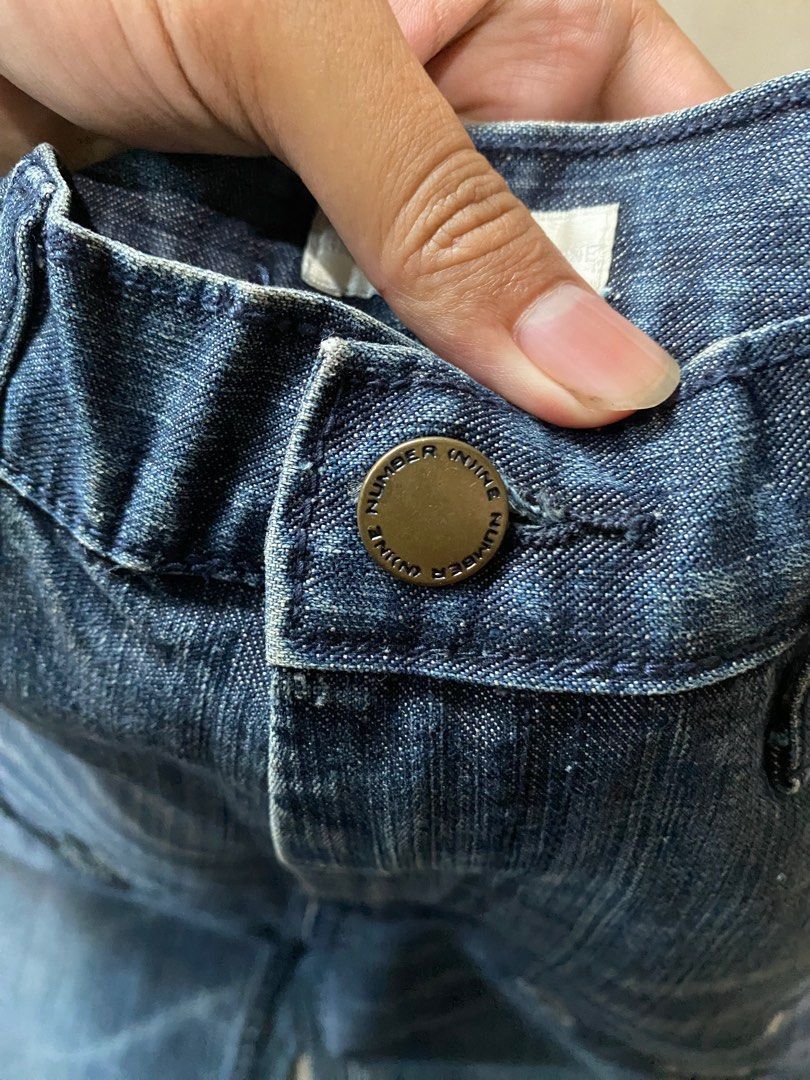 Number (N)ine Distressed number nine denim Size US 30 / EU 46 - 8 Thumbnail