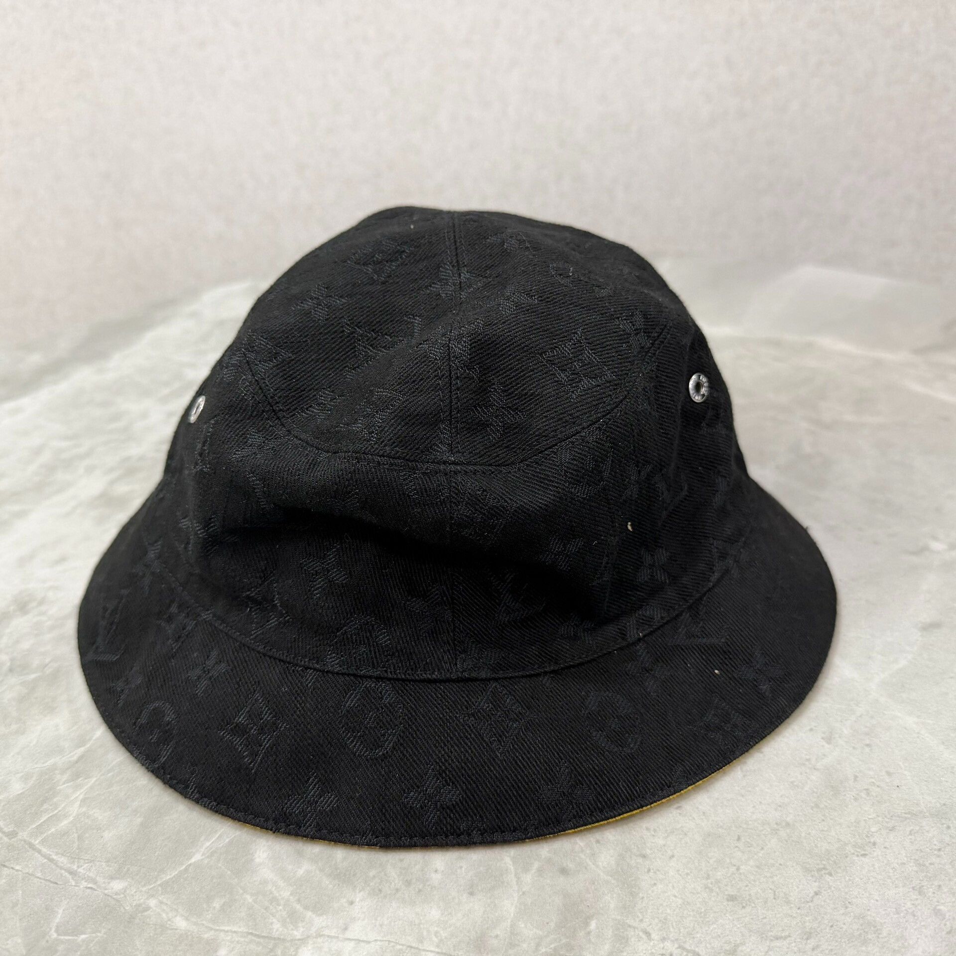 Louis Vuitton Louis Vuitton Denim Black Hat one size Men Size ONE SIZE - 1 Thumbnail