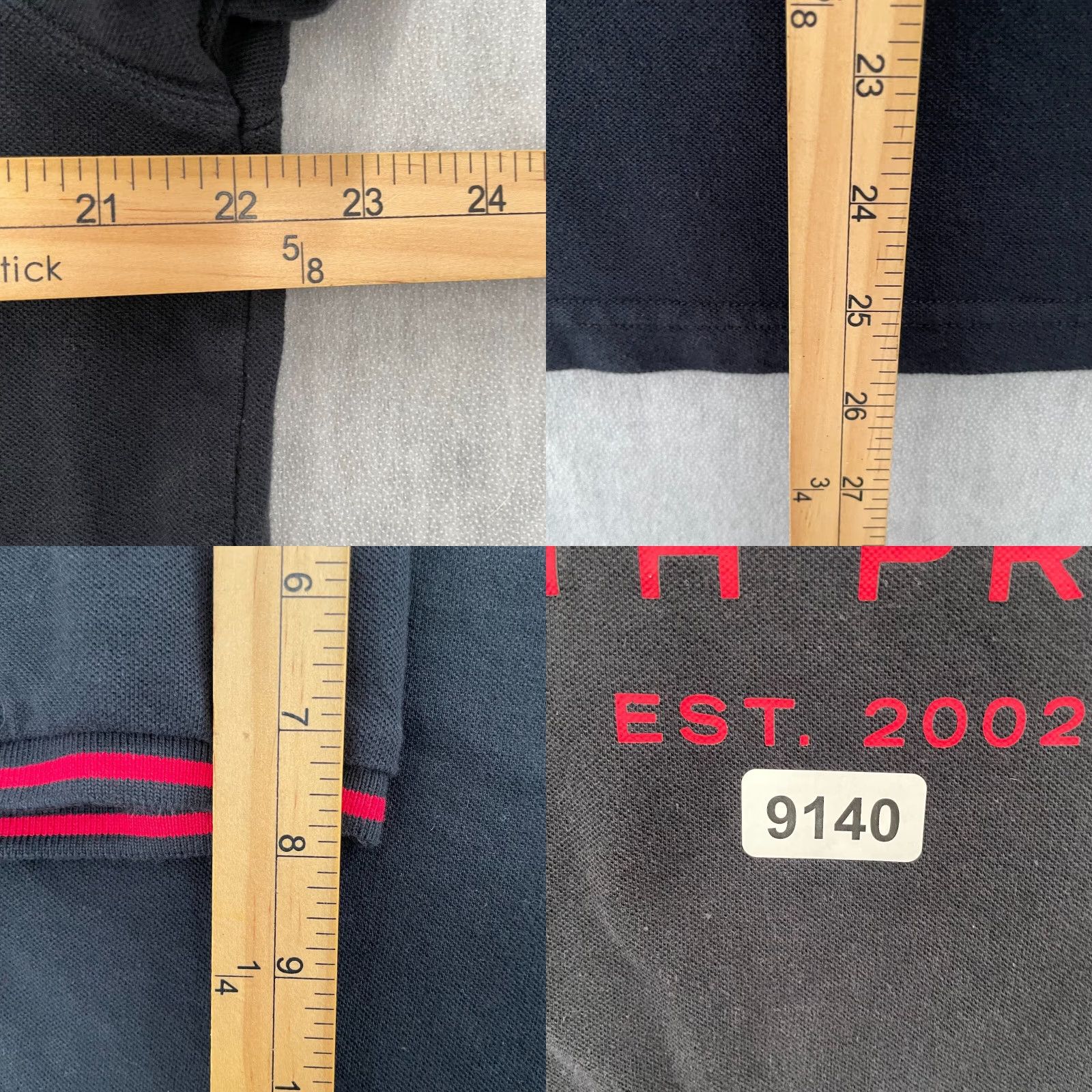True Religion VINTAGE True Religion Polo Shirt Men XL Short Sleeve Black Logo Contrasting Trim 90s Classic Size US XL / EU 56 / 4 - 8 Thumbnail