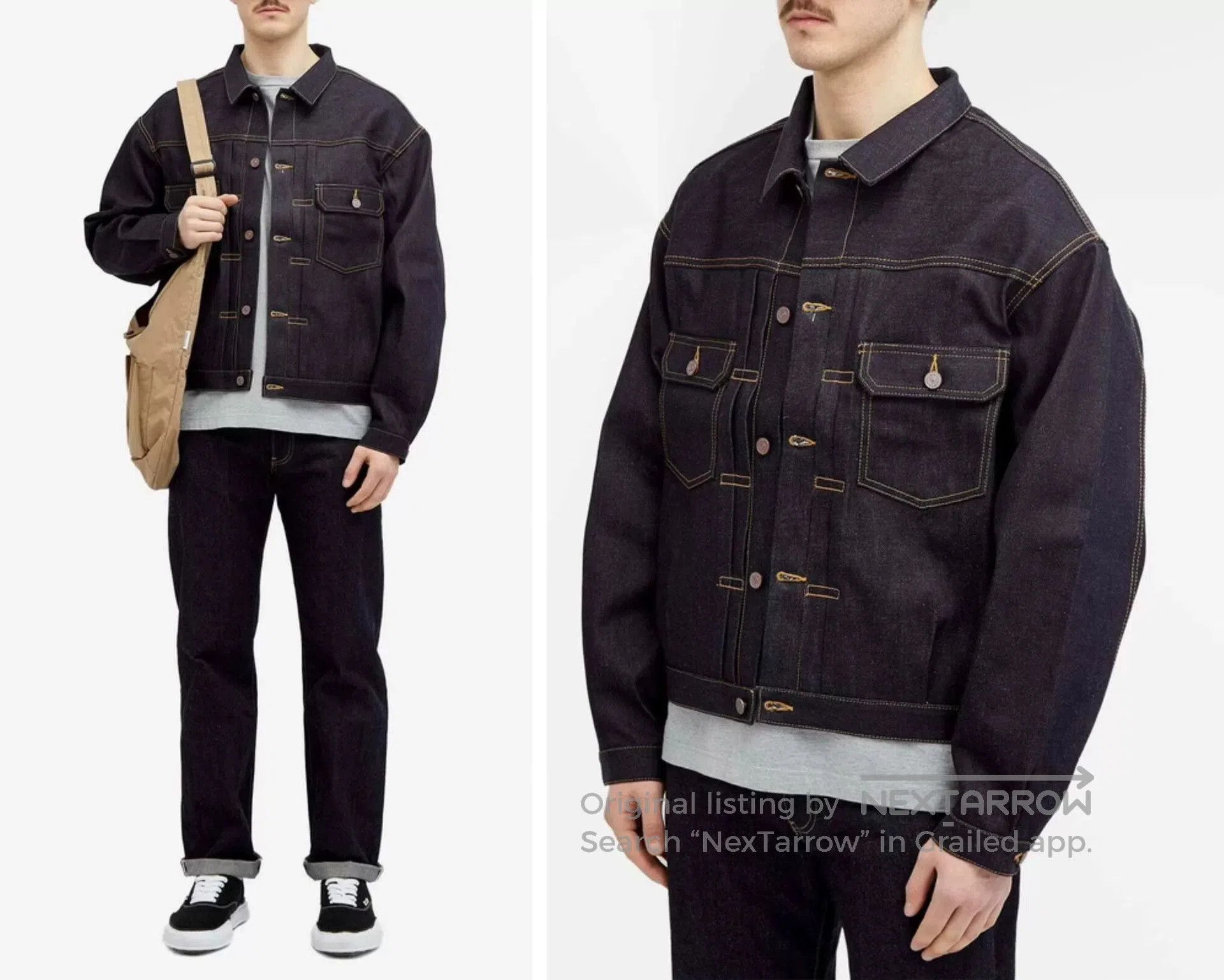 Visvim Visvim 24aw 101xx Unwashed Denim Jacket. Size US XXL / EU 58 / 5 - 3 Thumbnail